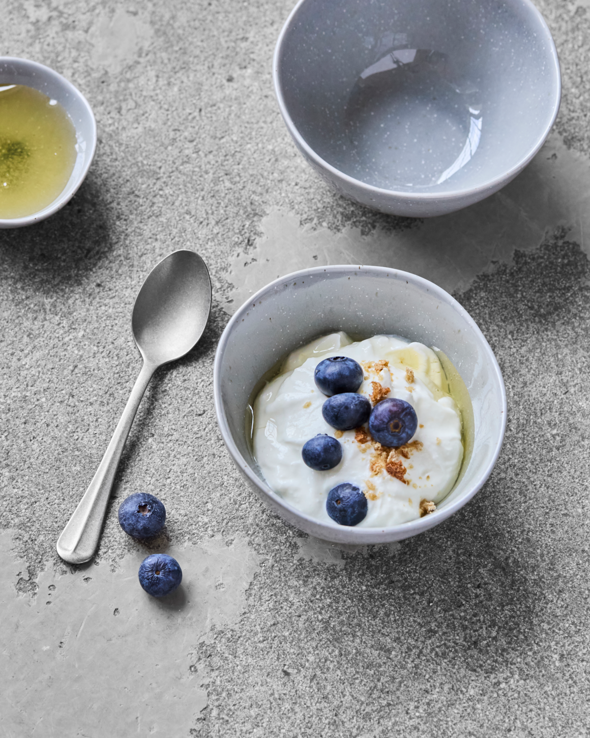 Boller, hdvida, lyseblå