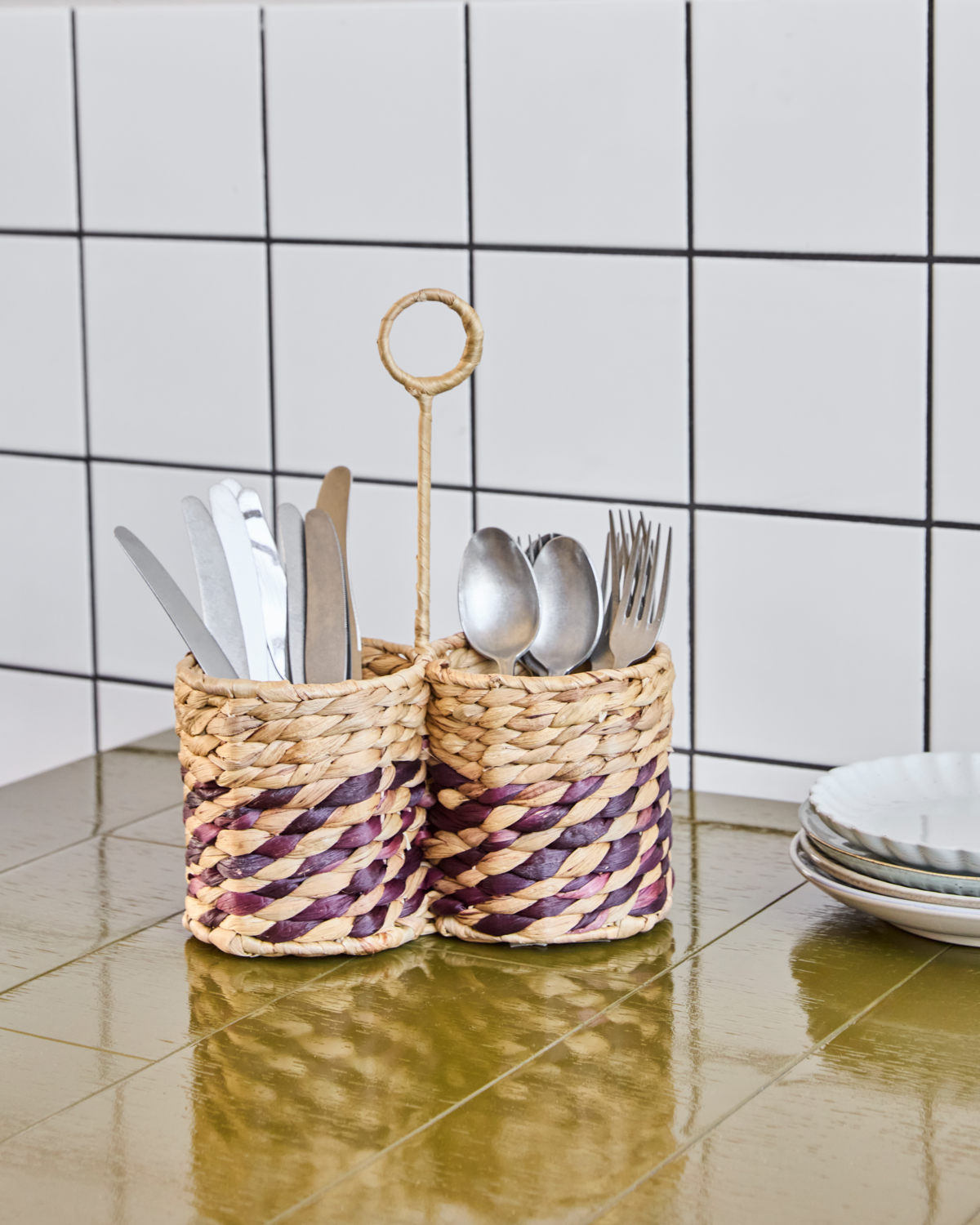 Oppbevaring, HDBasket, Brun; Natur