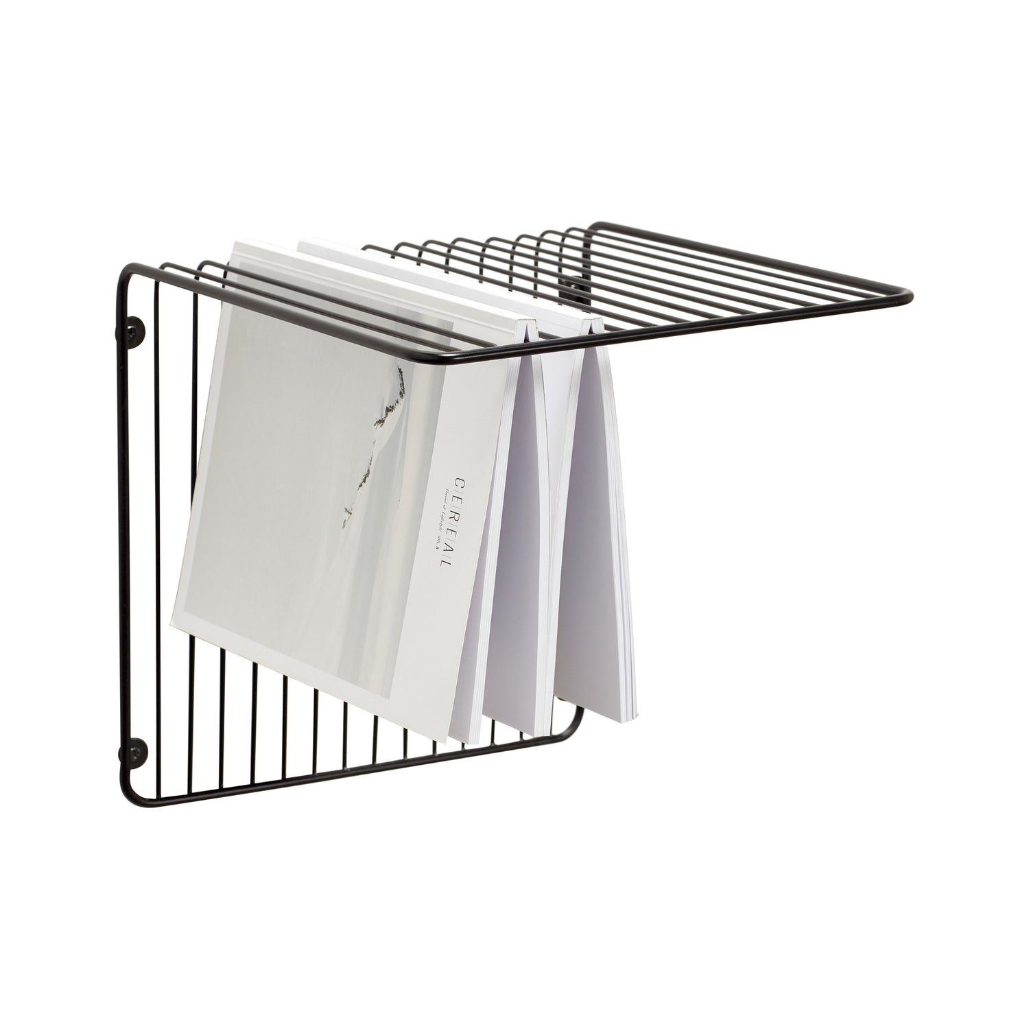 Slank hylle stor svart - 31x31xh31cm