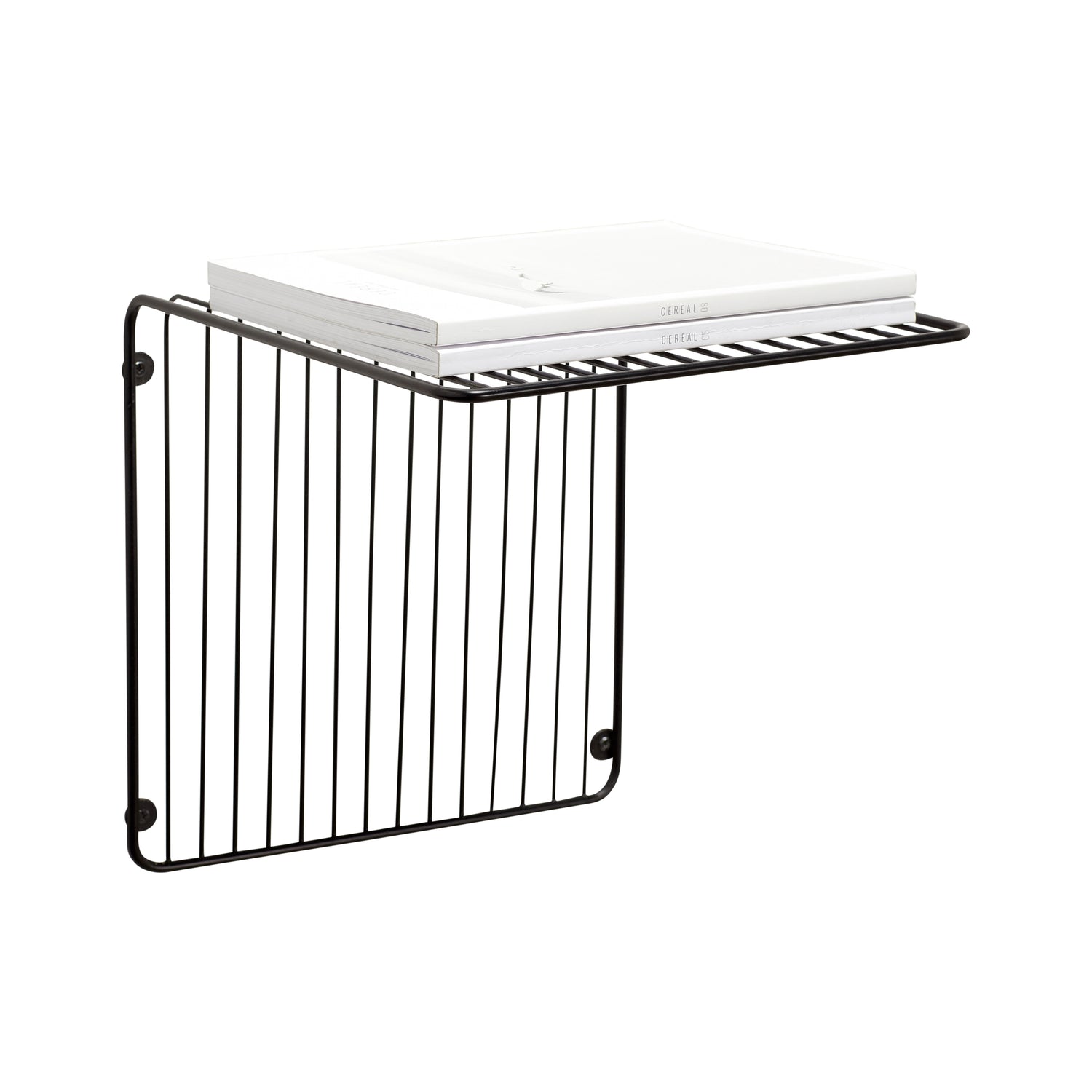 Slank hylle stor svart - 31x31xh31cm