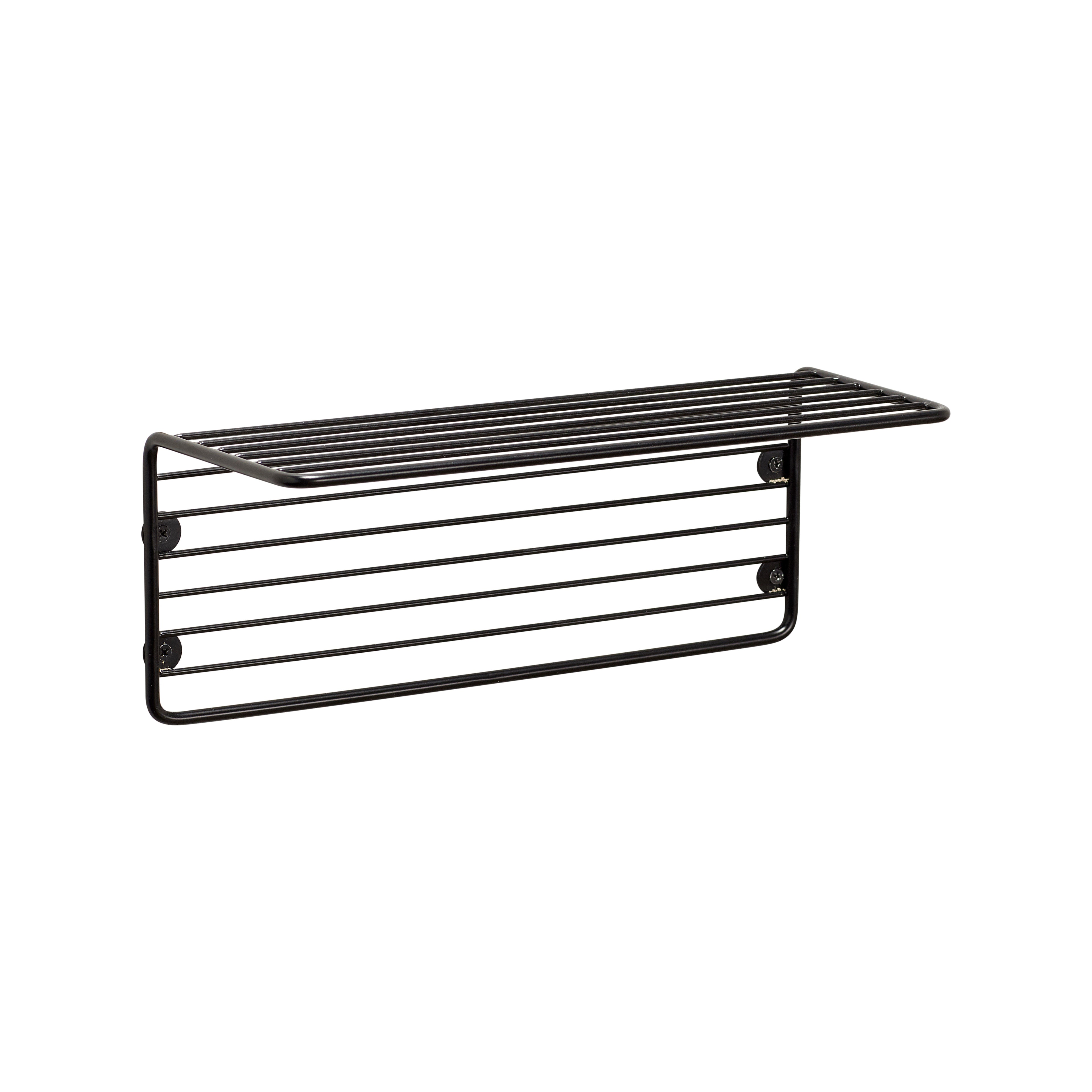 Slank hylle liten svart - 32x13xh13cm