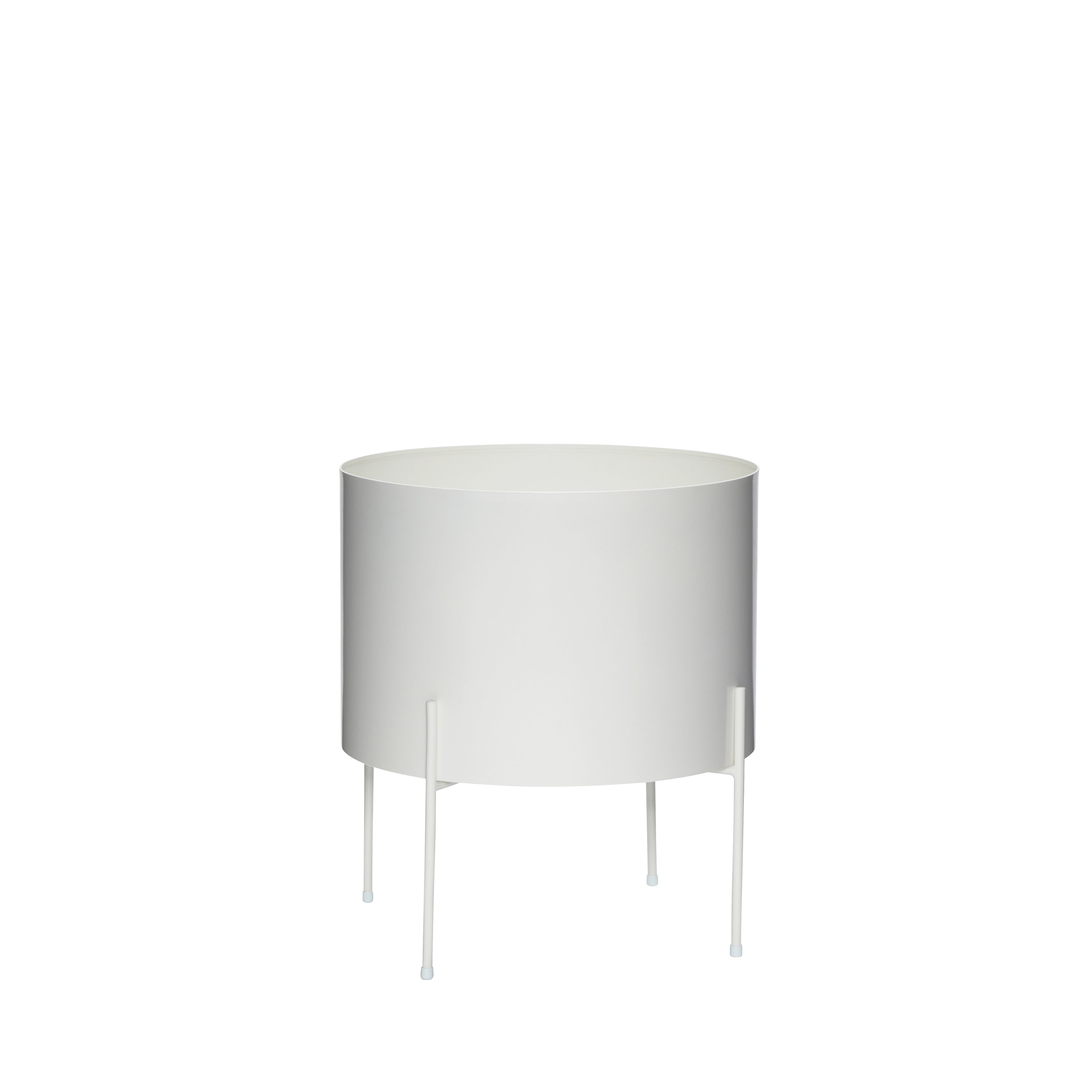 Airy Plant Box Large White - Ø42XH45cm