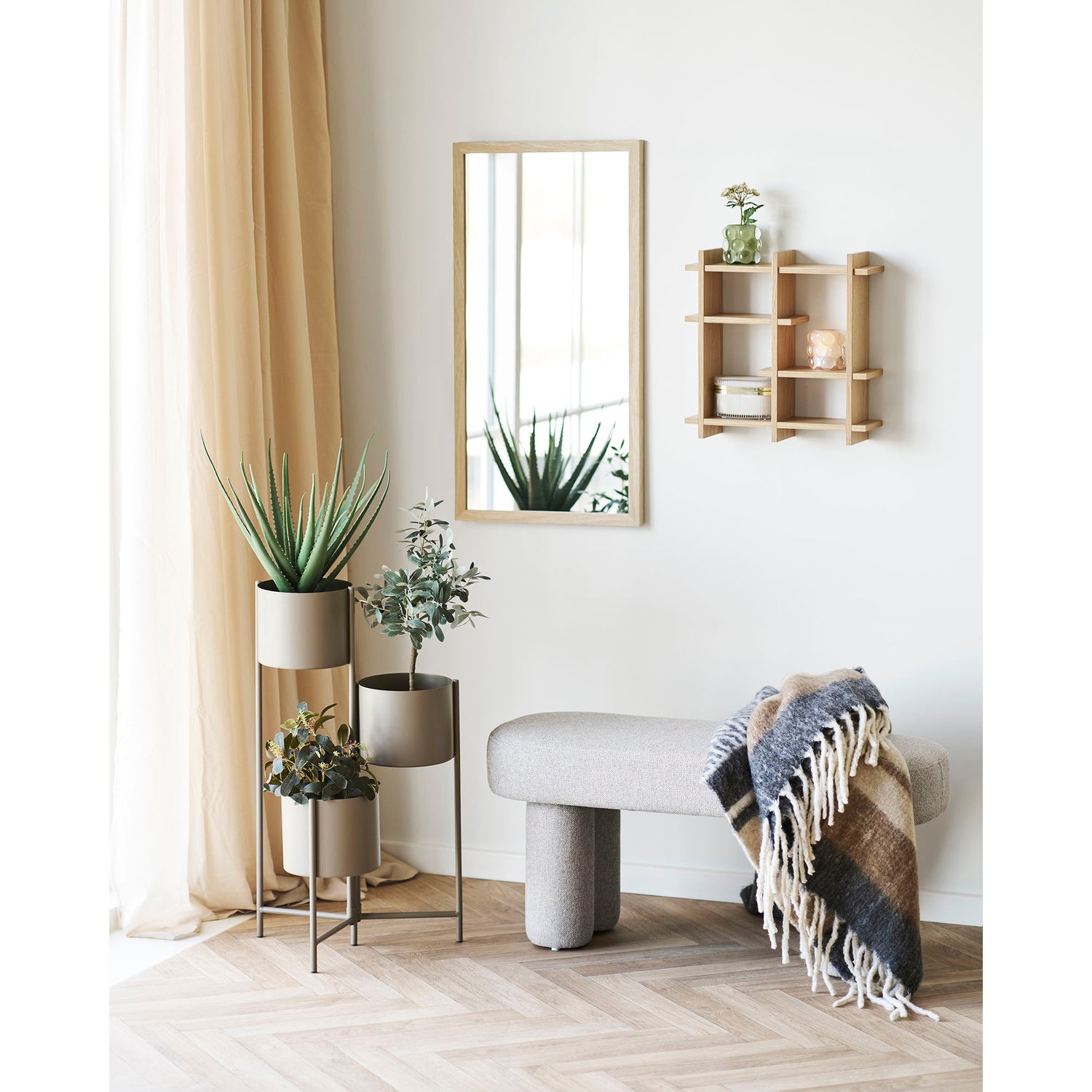 Kunstig plante - plante, grønn H: 35 cm