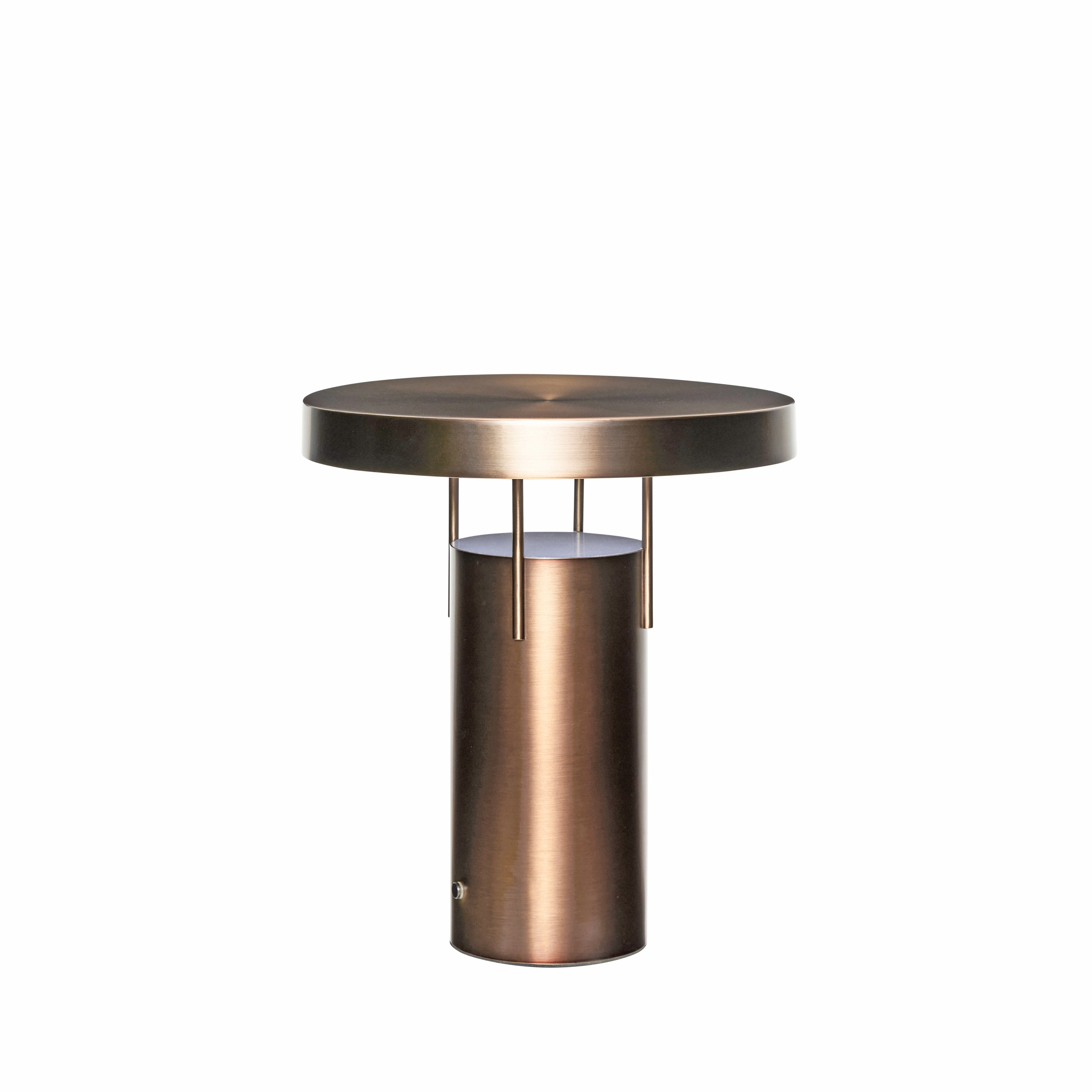 Bringme Portable Lamp Browned Messing - Ø25XH28cm