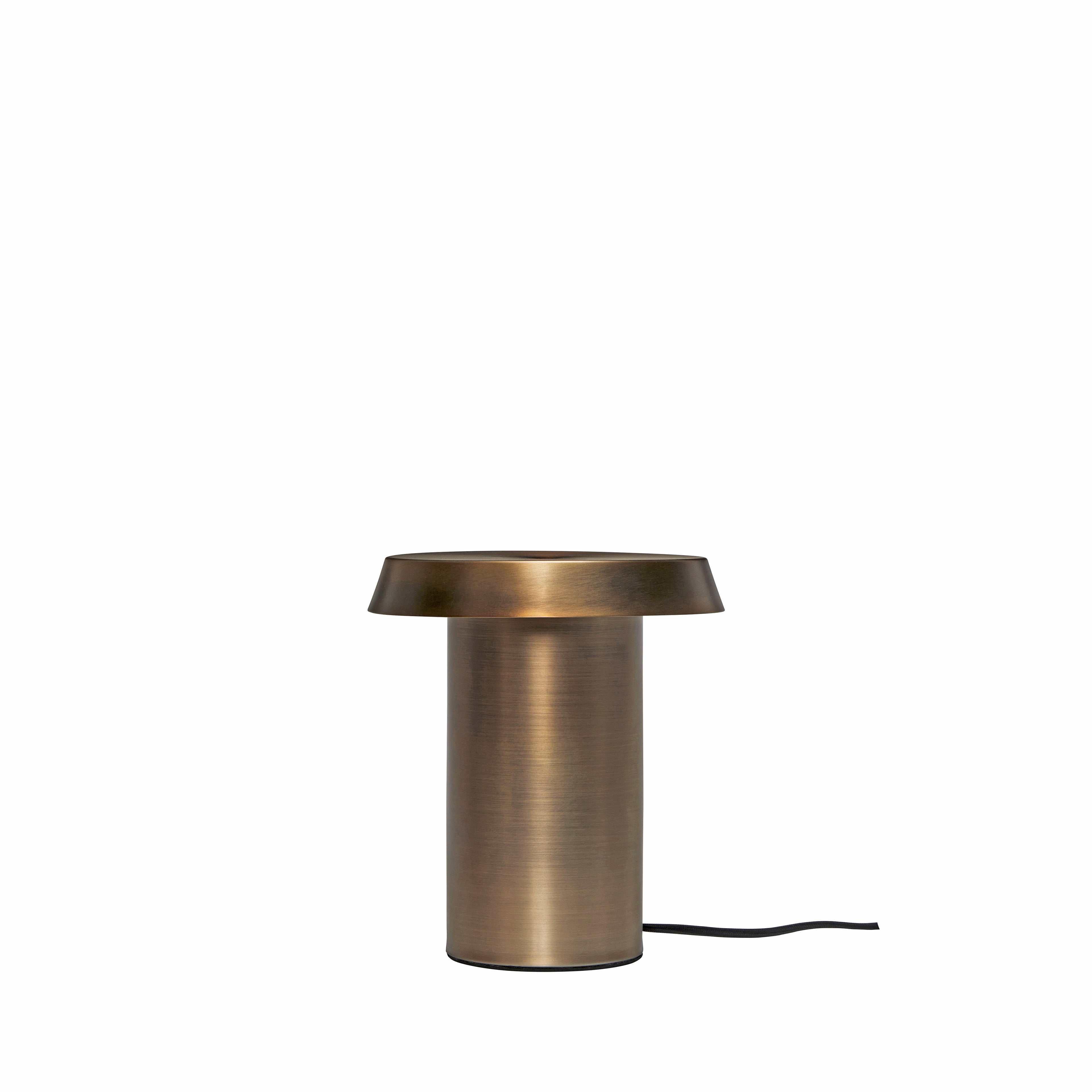 Keen bordlampe brunet messing - Ø20XH22cm, LED