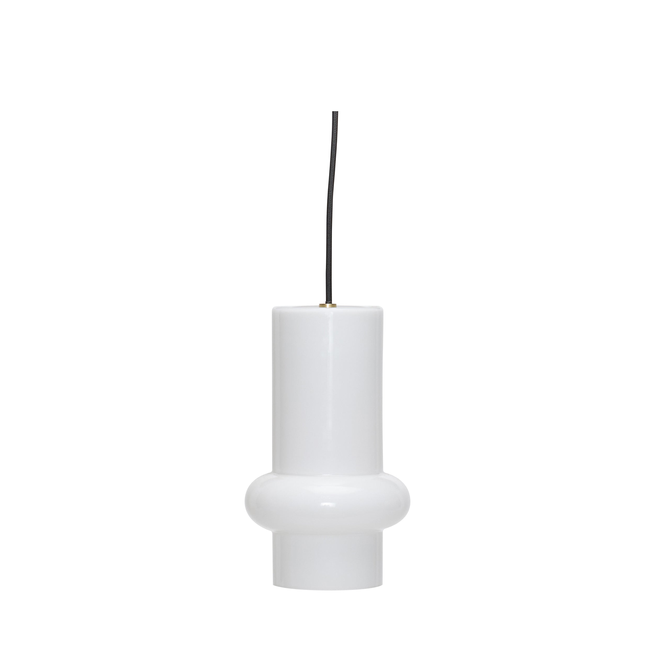 Pill Pendant Blank White - ø15xh25cm,