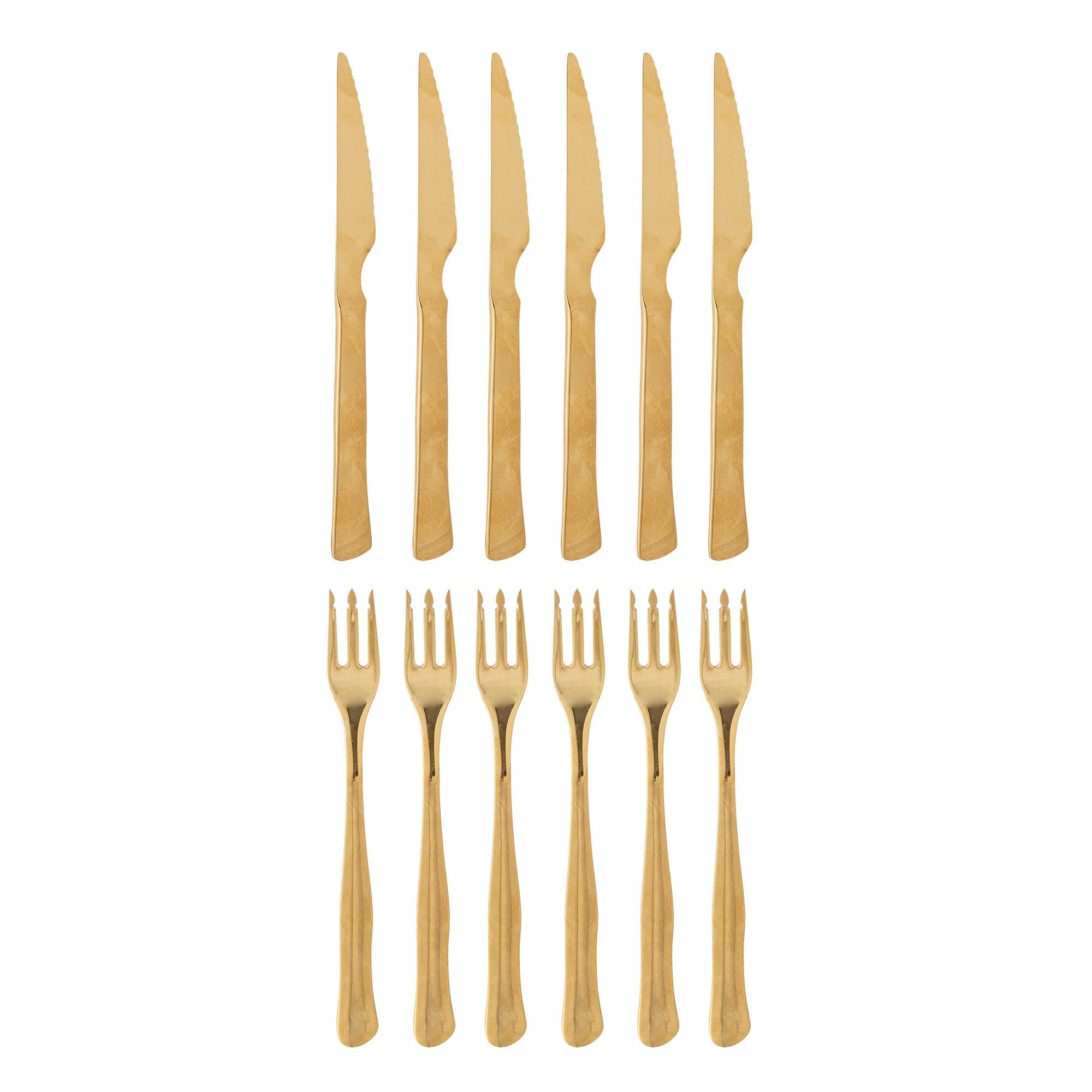 Bloomingville Ollin Grillstick, multipak, gull, rustfritt stål