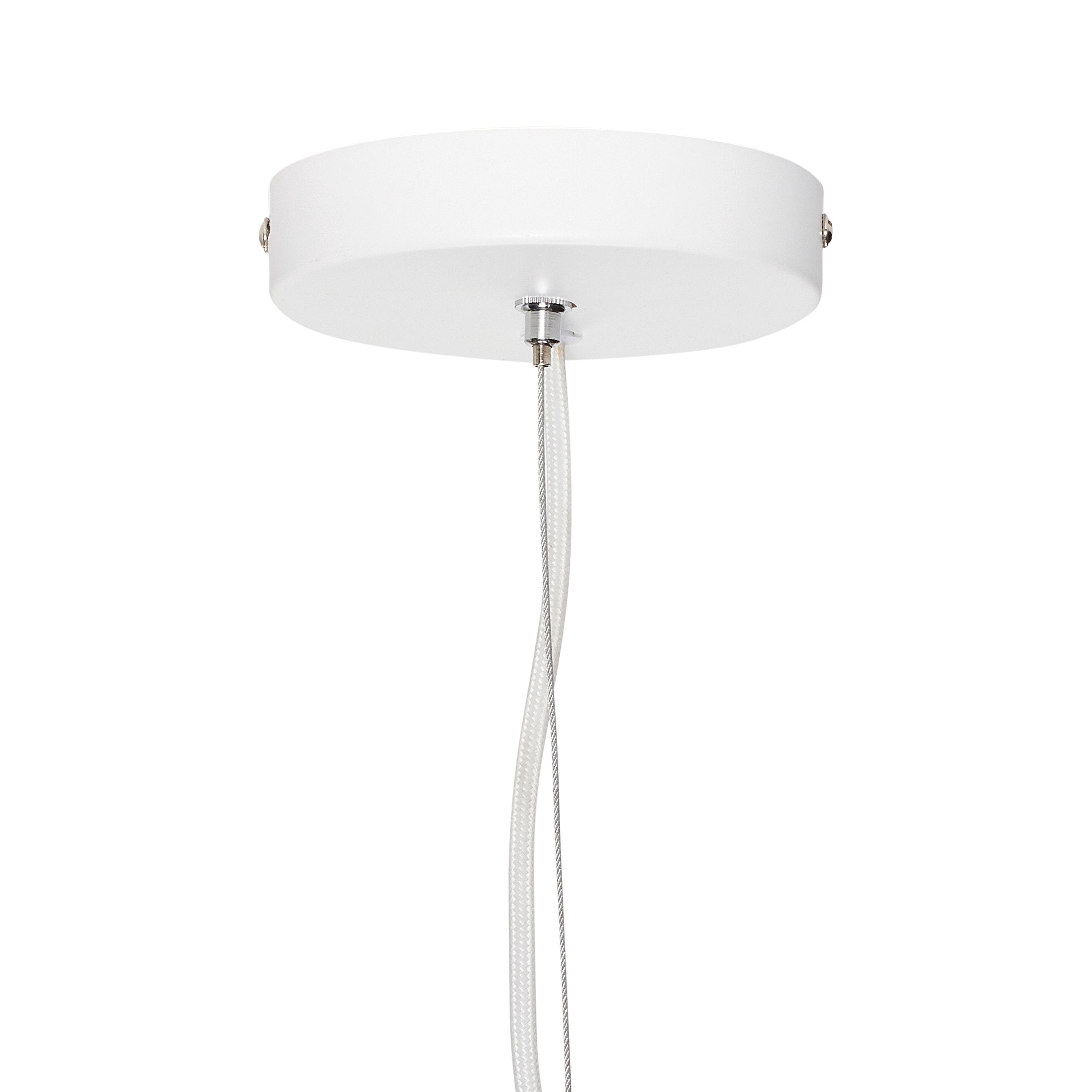 Flytting av anheng hvit - Ø22XH35cm, E27/15W