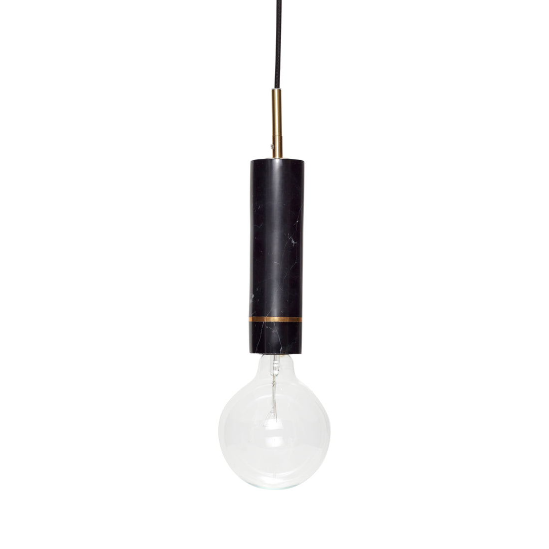 Elegant anheng svart - Ø6XH29cm, E27
