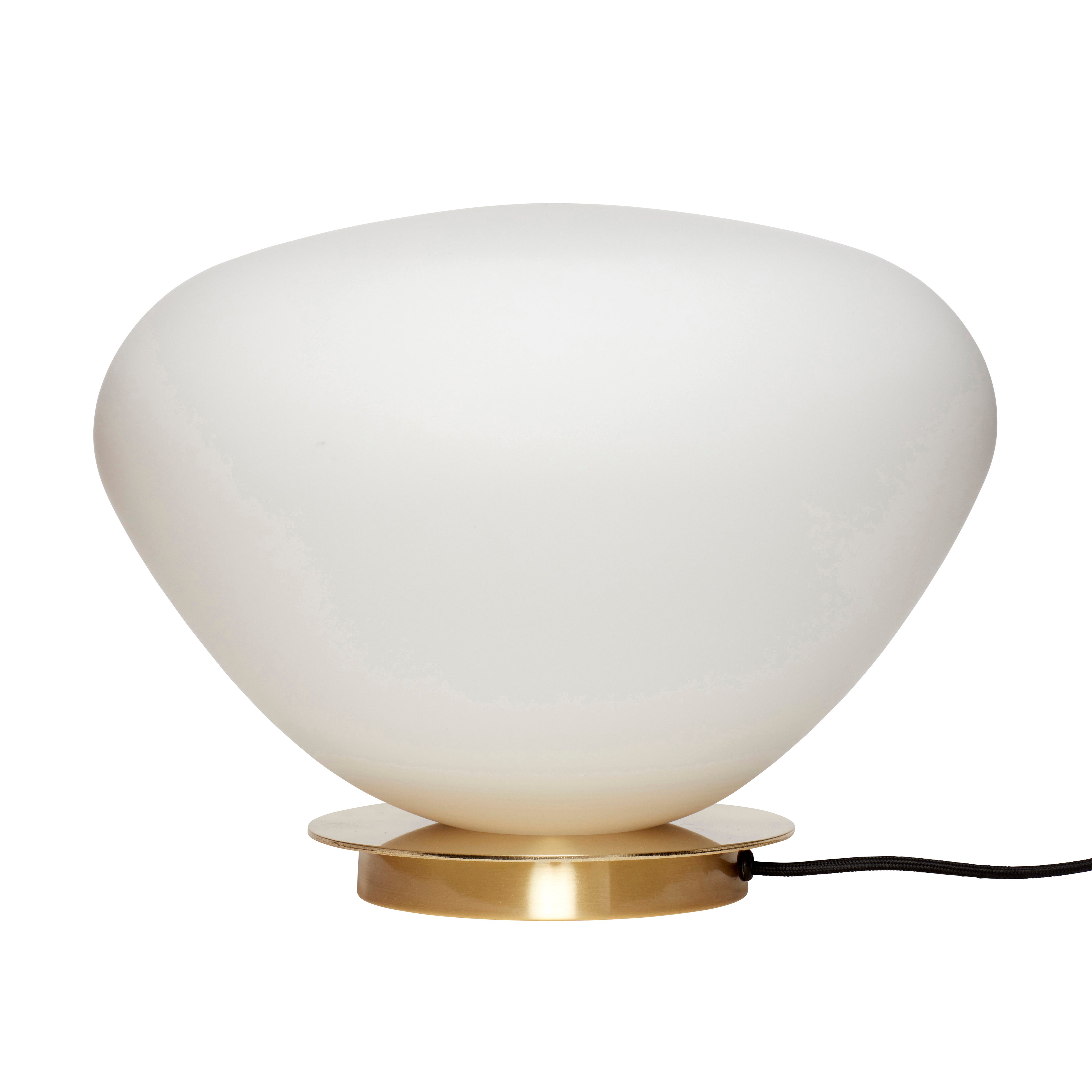 Bean Table Lamp White - Ø39XH28cm, E27