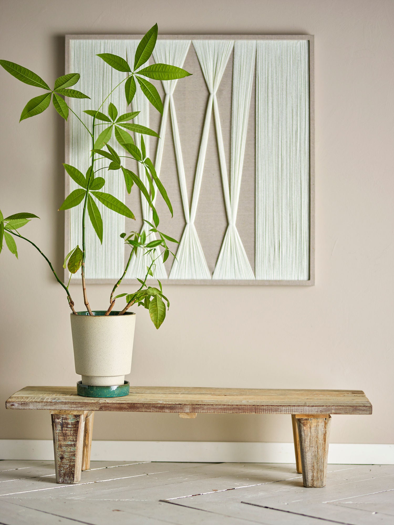 Bloomingville Riber Bench, natur, resirkulert tre
