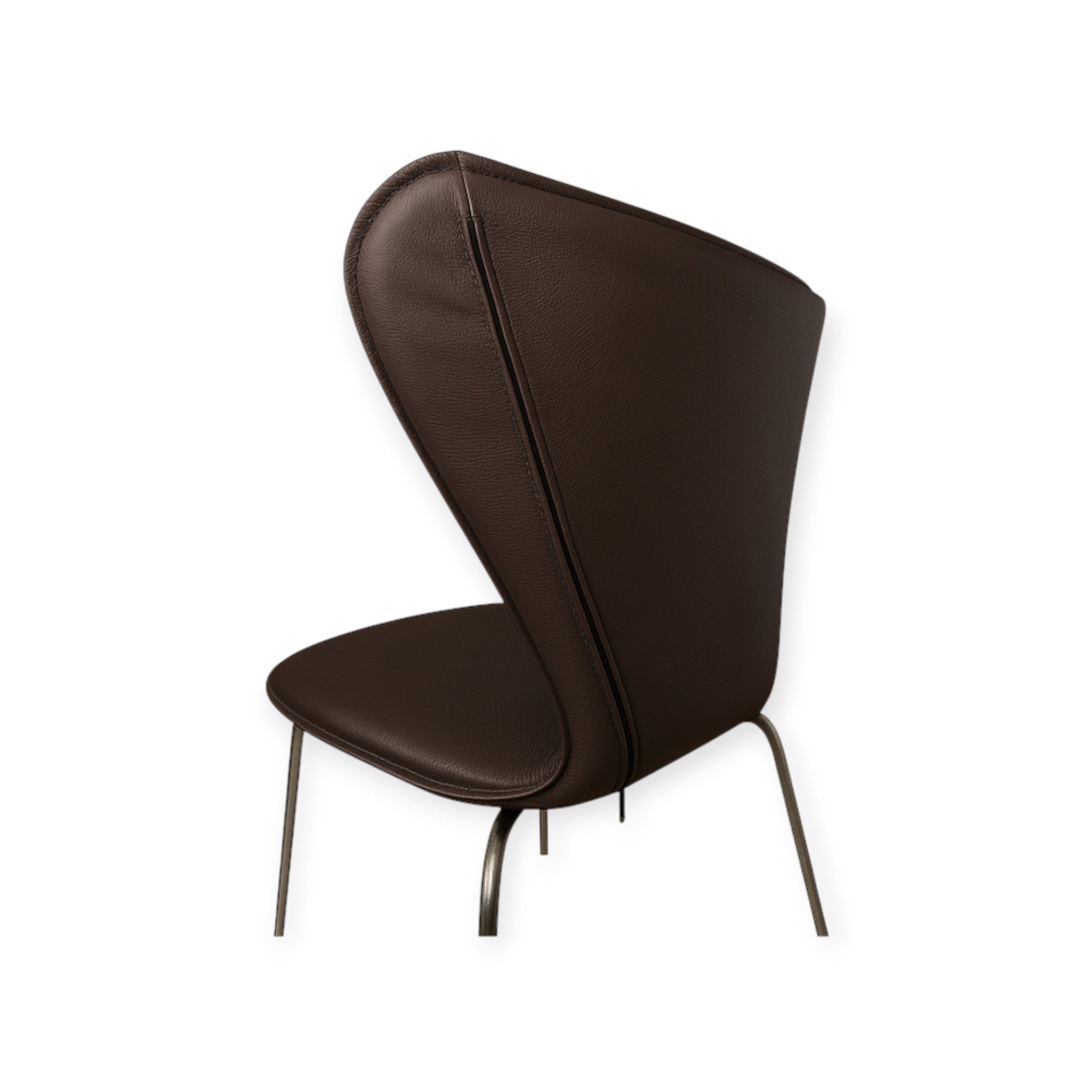 Heltrekk til Arne Jacobsen 3107 stol i mørkebrunt skinn