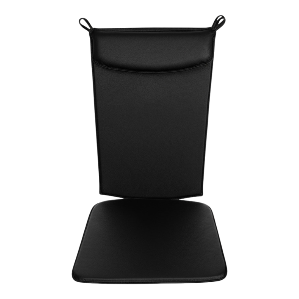 Pute satt til Hans J. Wegner J16 Rocking Chair in - Black Leather