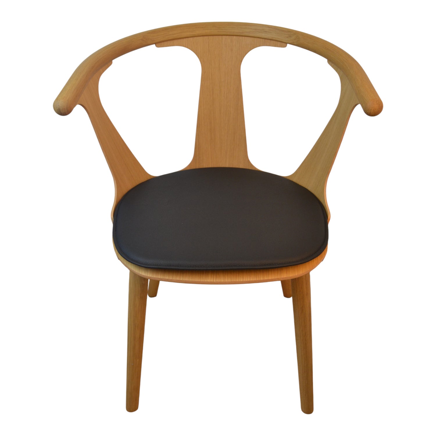 Luksuspute til og tradisjon SK1 mellom stol i - svart skinn