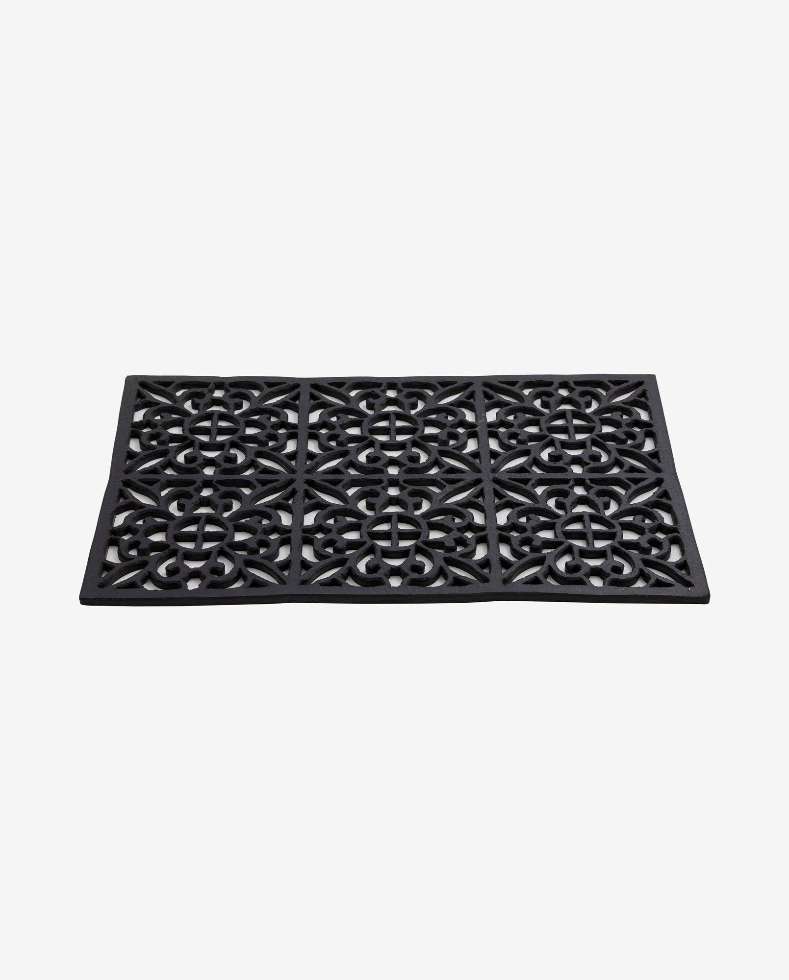 Spica Doormat in Rubber - 50,5x75 cm - Svart