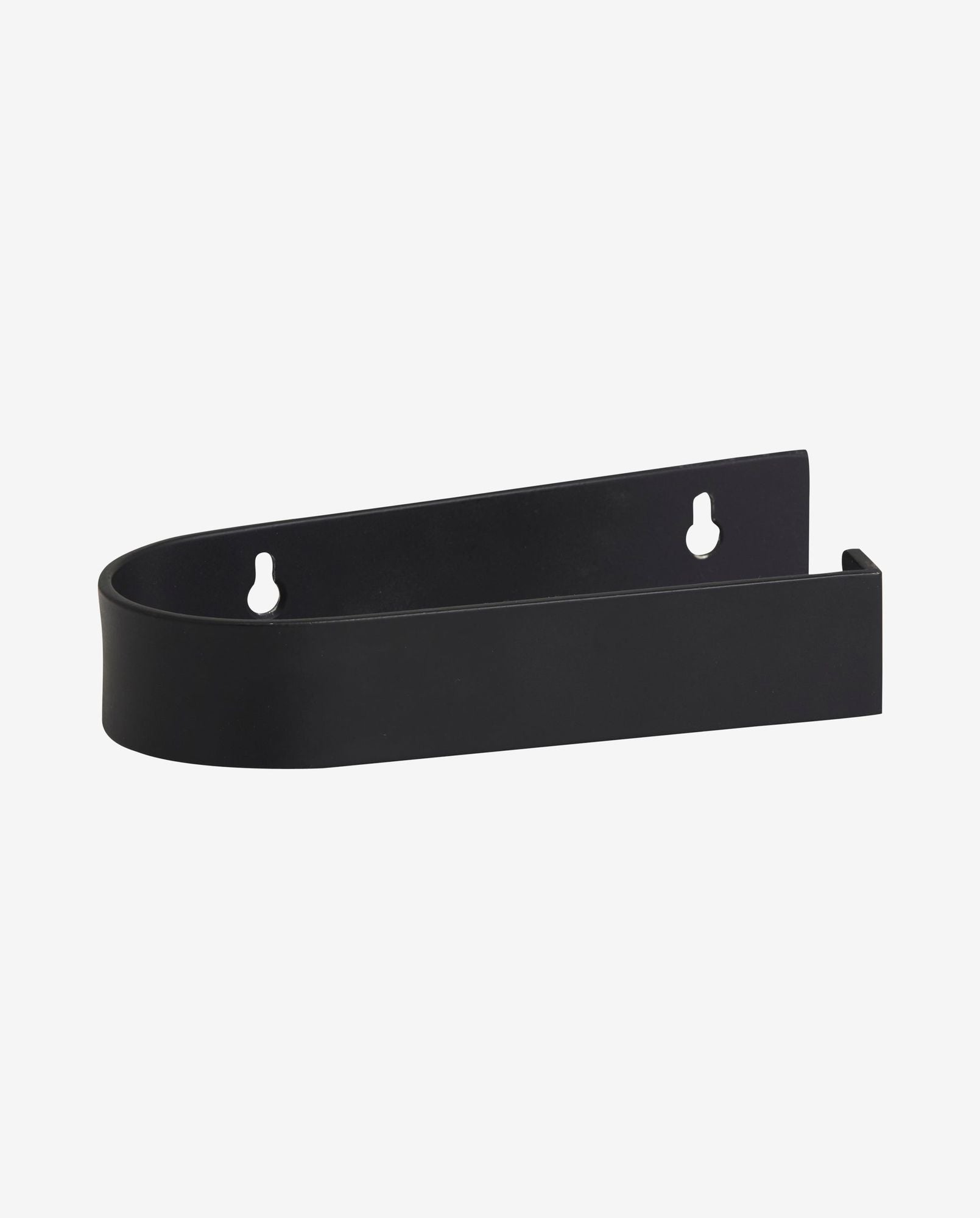 Sotra toalettrullholder i rustfritt stål - L16,5 cm - svart