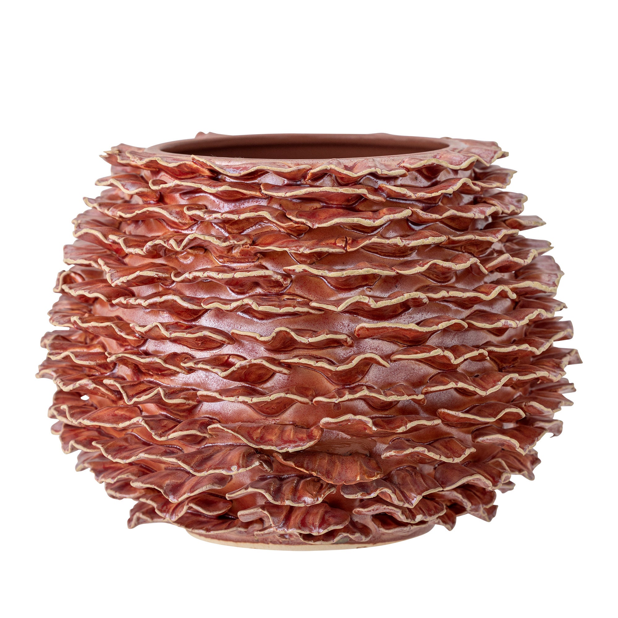 Bloomingville Morwen Vase, brun, steingods