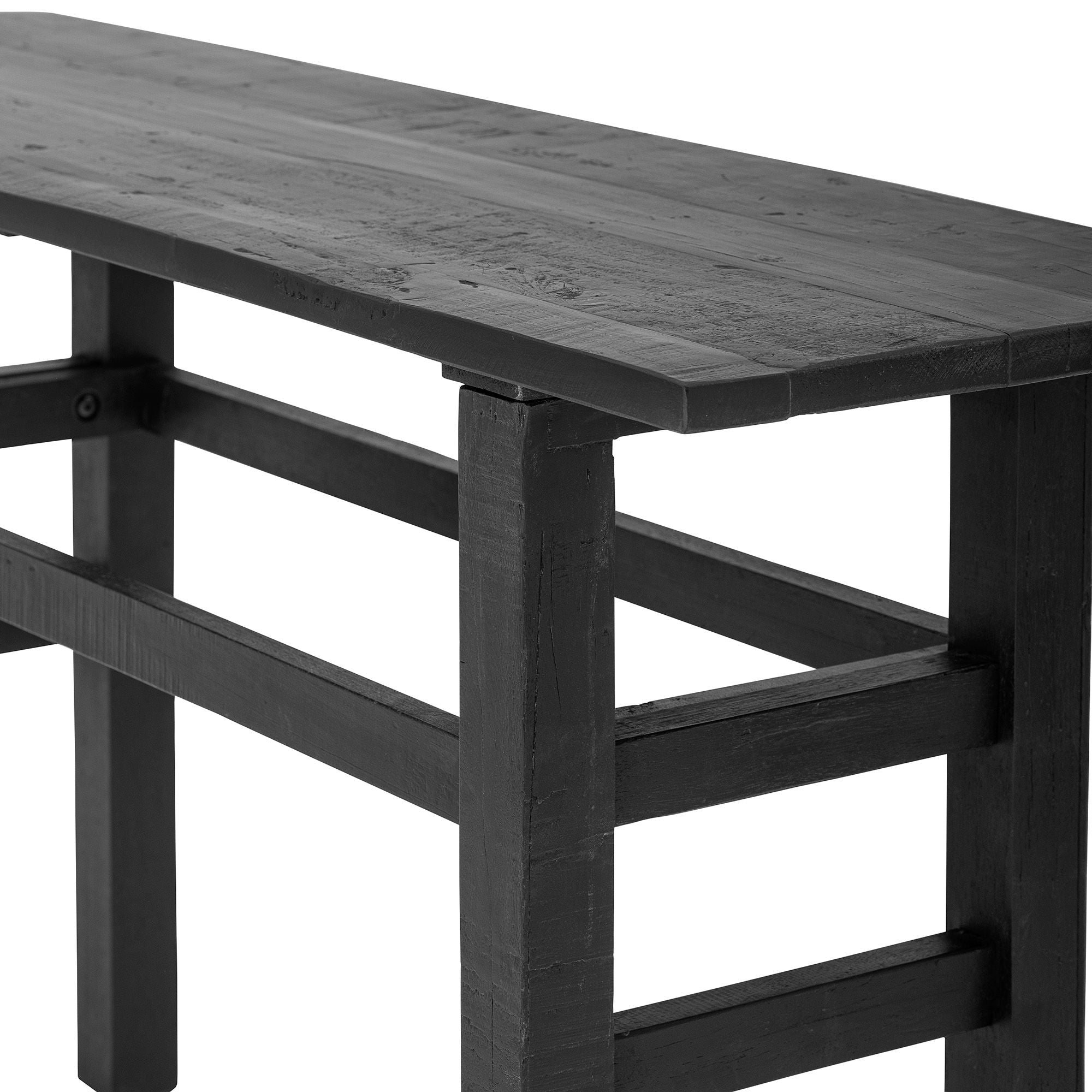 Bloomingville Riber Console Table, svart, resirkulert tre