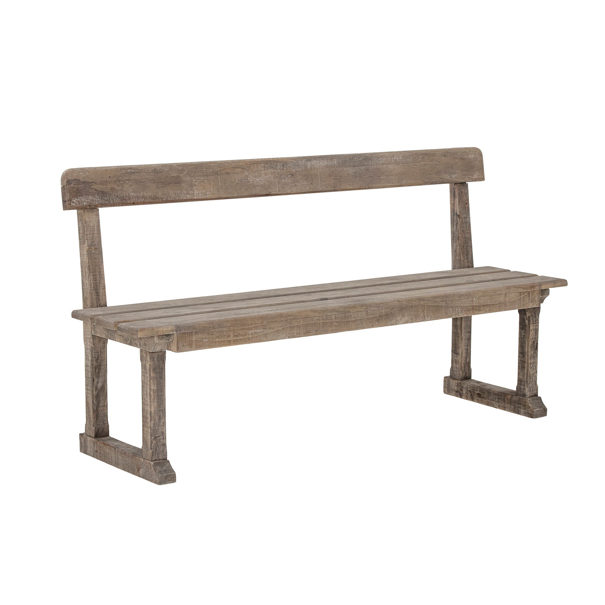 Creative Collection Portland Bench, Natur, gjenvunnet furuved