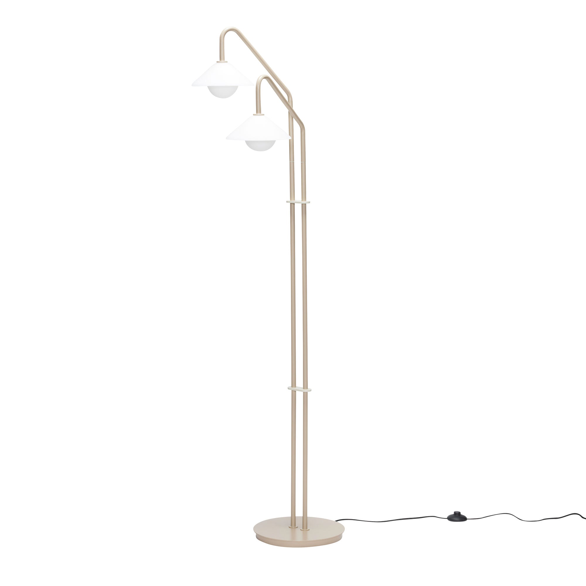 Hübsch Comos gulvlampe beige