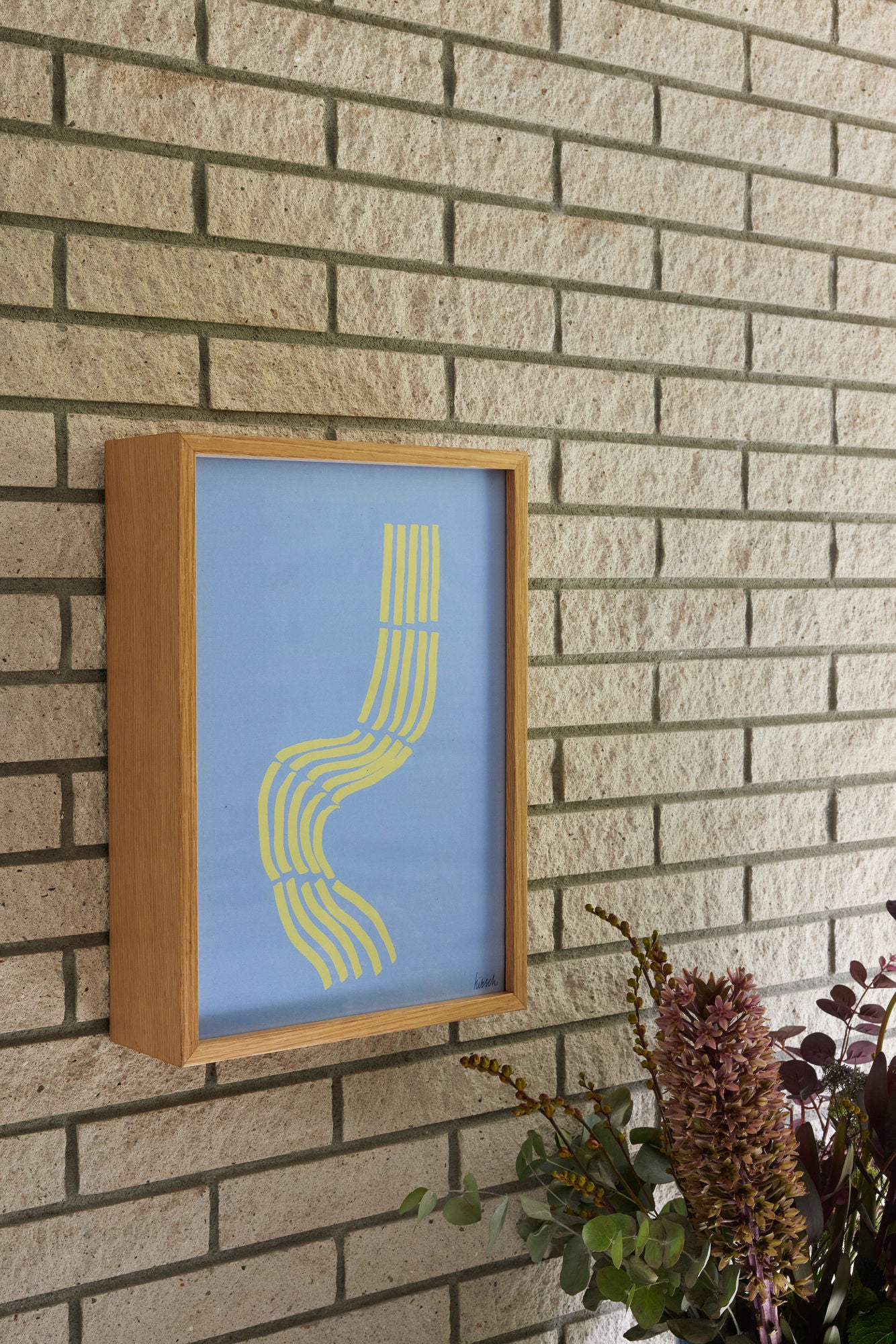 Hübsch hei ramme 29,7x42 natur
