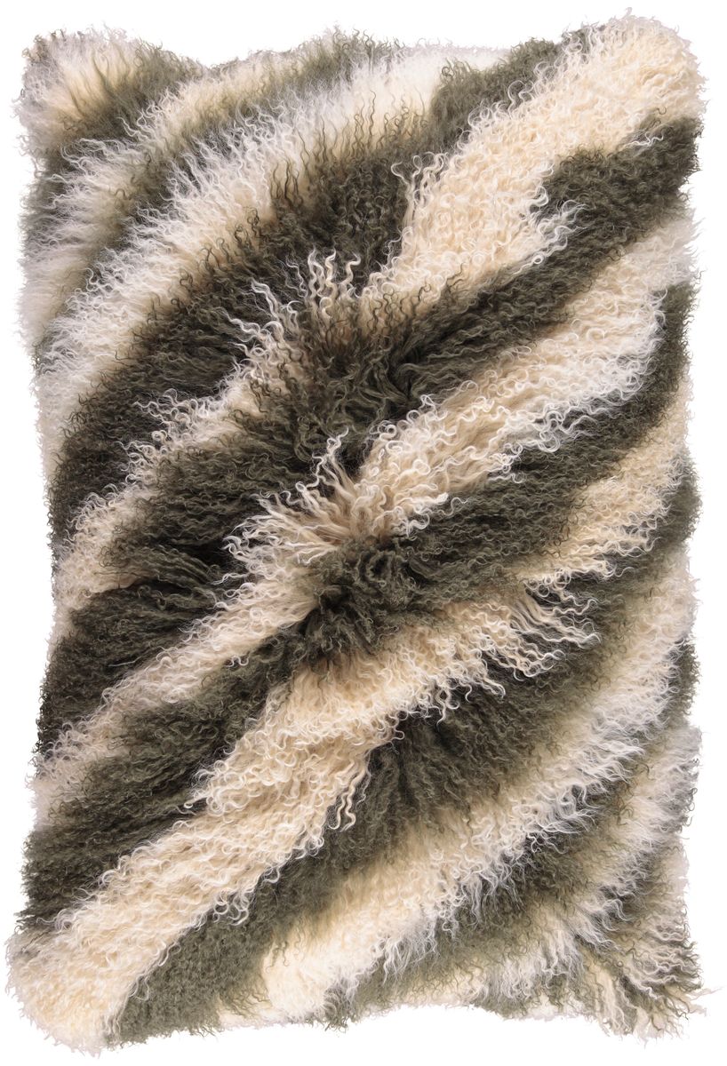 Lammeskinnspute | Krøllete | Tibet | 60x90 cm