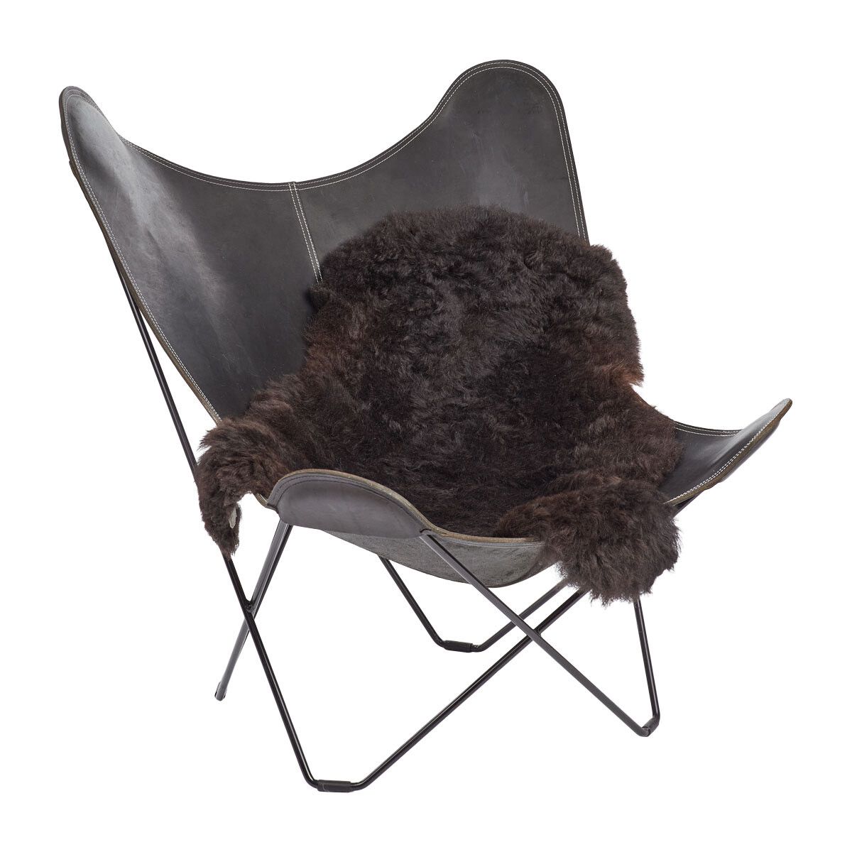 Lammeskinn | Korthåret | Island | 120+x60 cm