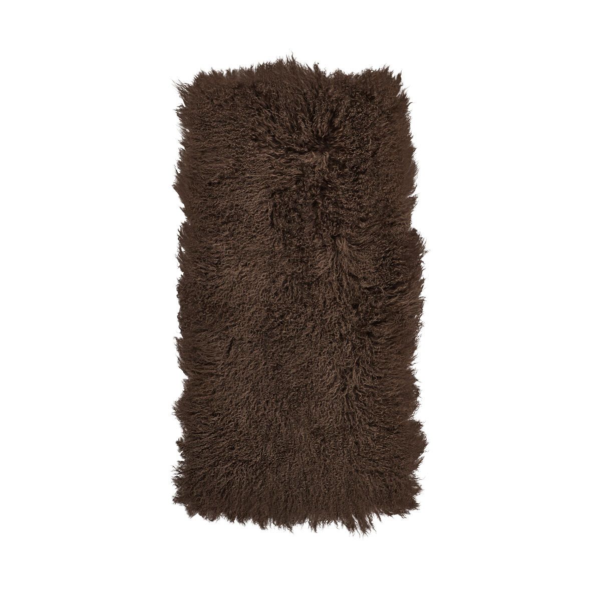 Lammeskinnspledd | Krøllete | Tibet | 60x120 cm