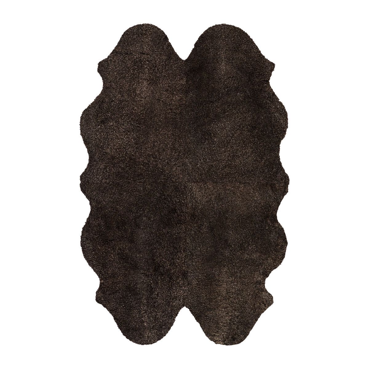 Krøllete hår Lambskin 180x110 cm.