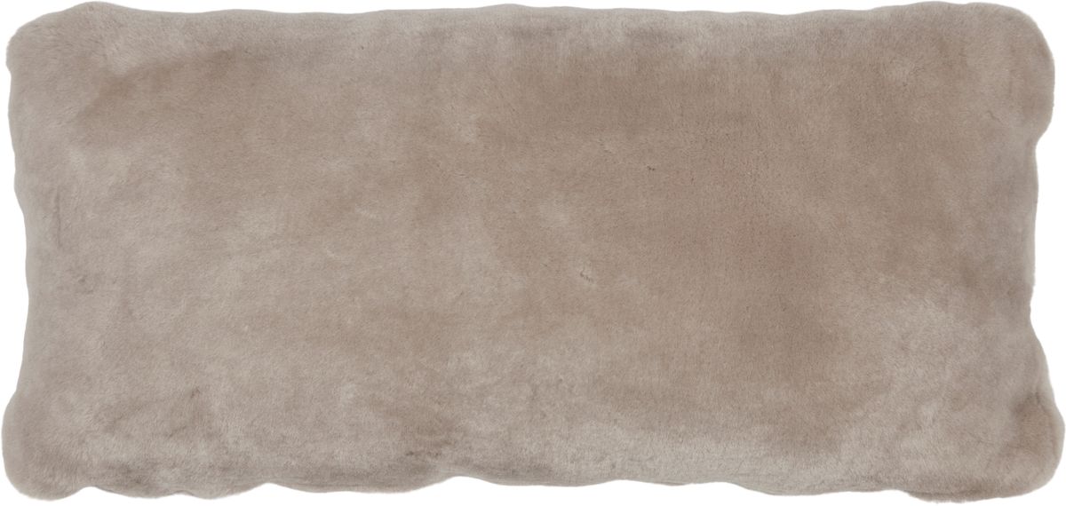 Lammeskinnspute | Mokkasin | Dobbeltsidig | 28x56 cm