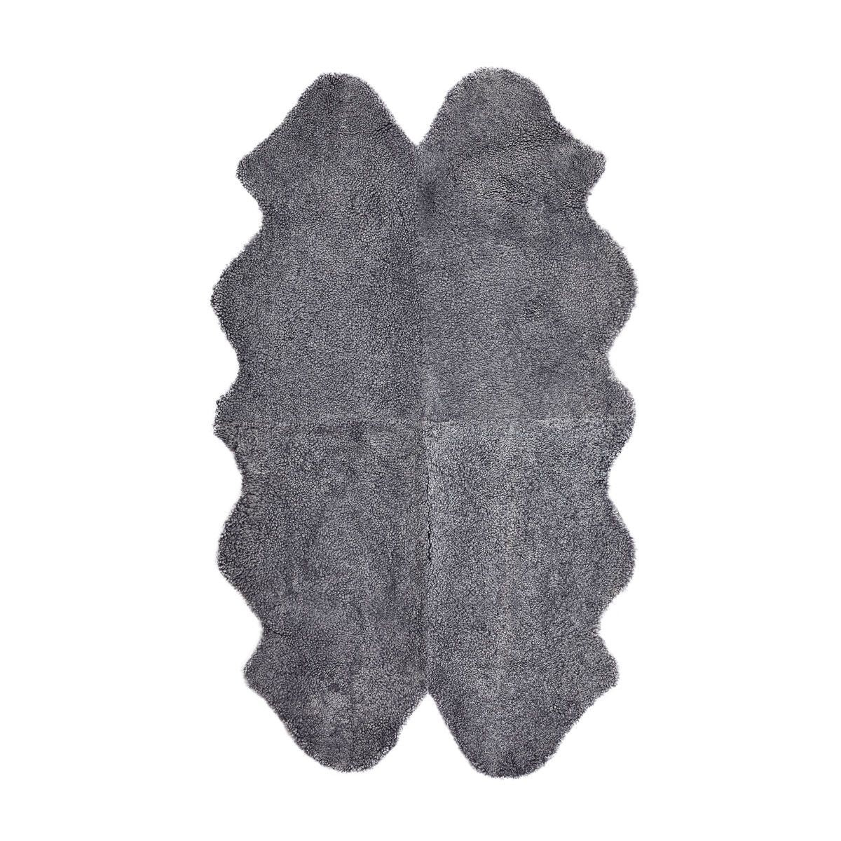 Krøllete hår Lambskin 180x110 cm.