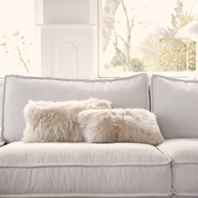 Lammeskinnspute | Langhåret | New Zealand | 28x56 cm