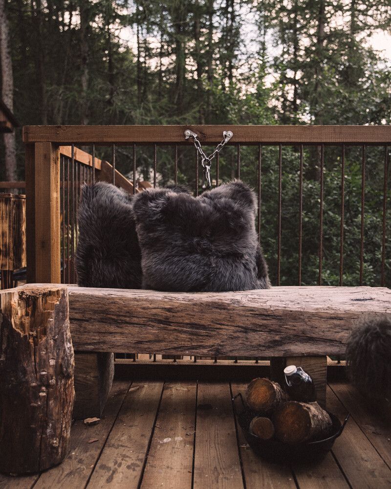 Lammeskinnspute | Langhåret | New Zealand | Dobbeltsidig | 45x45 cm