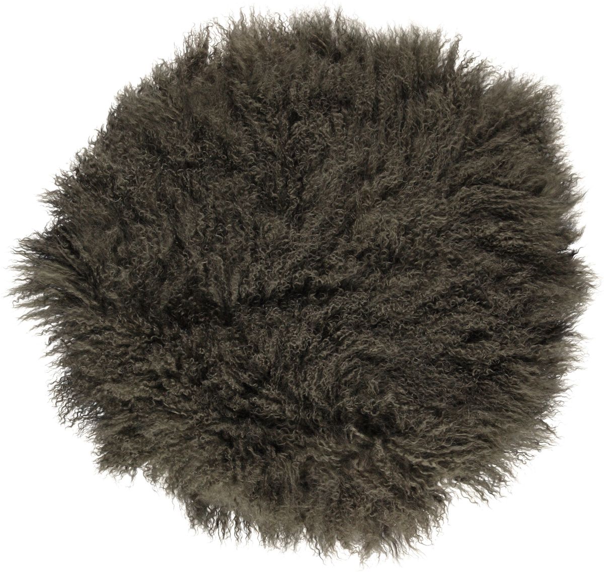 Lammeskinnspute | Krøllete | Tibet | Ø45 cm, Ø62 cm & Ø38 cm