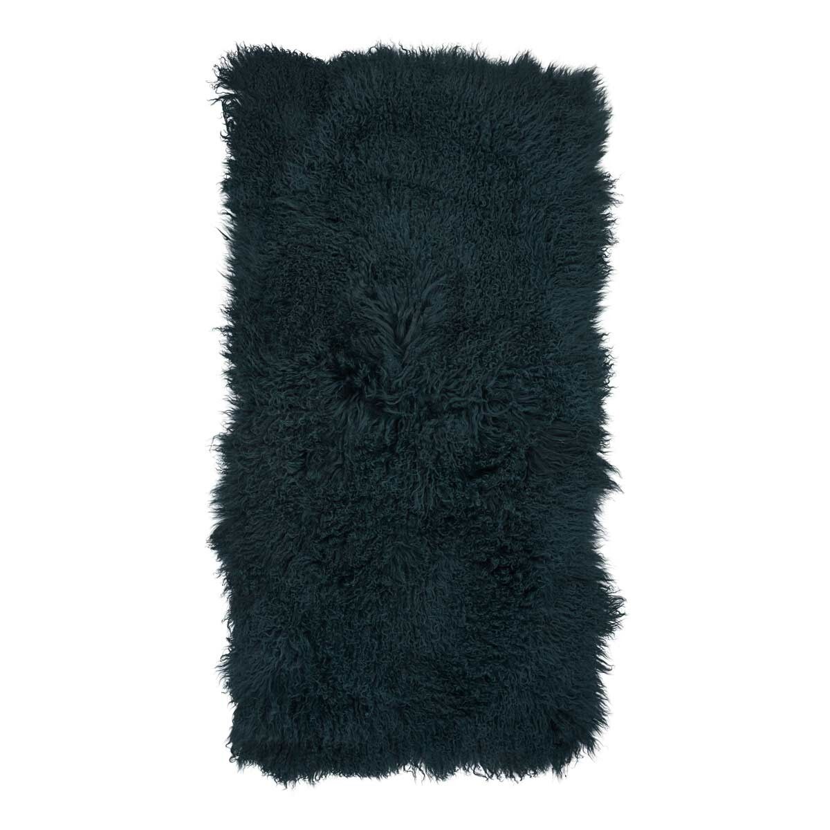 Lammeskinnspledd | Krøllete | Tibet | 60x120 cm