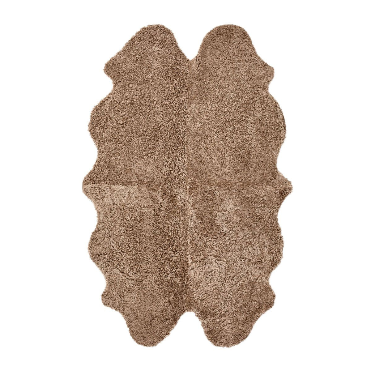 Krøllete hår Lambskin 180x110 cm.