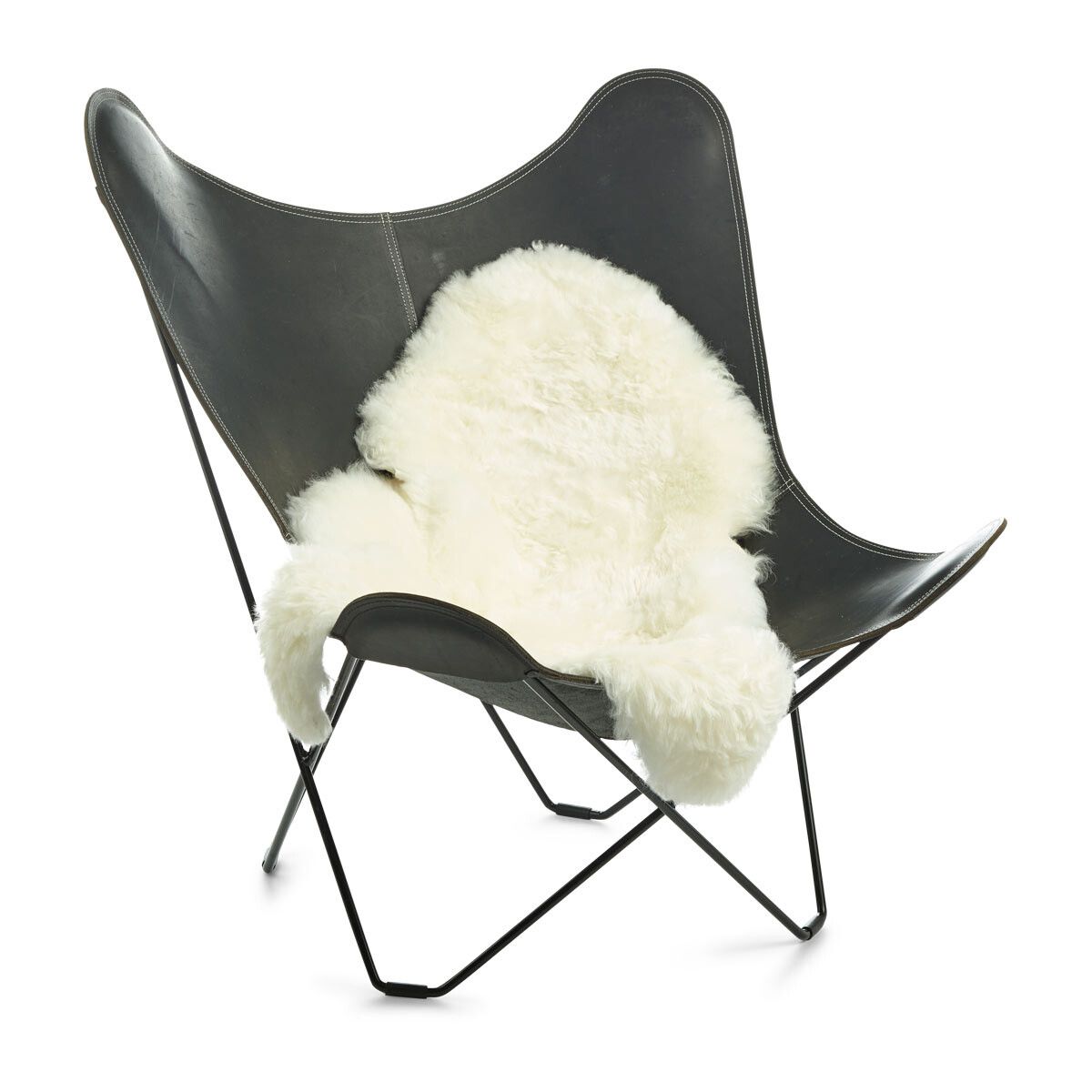 Lammeskinn | Korthåret | Island | 100-120x60 cm