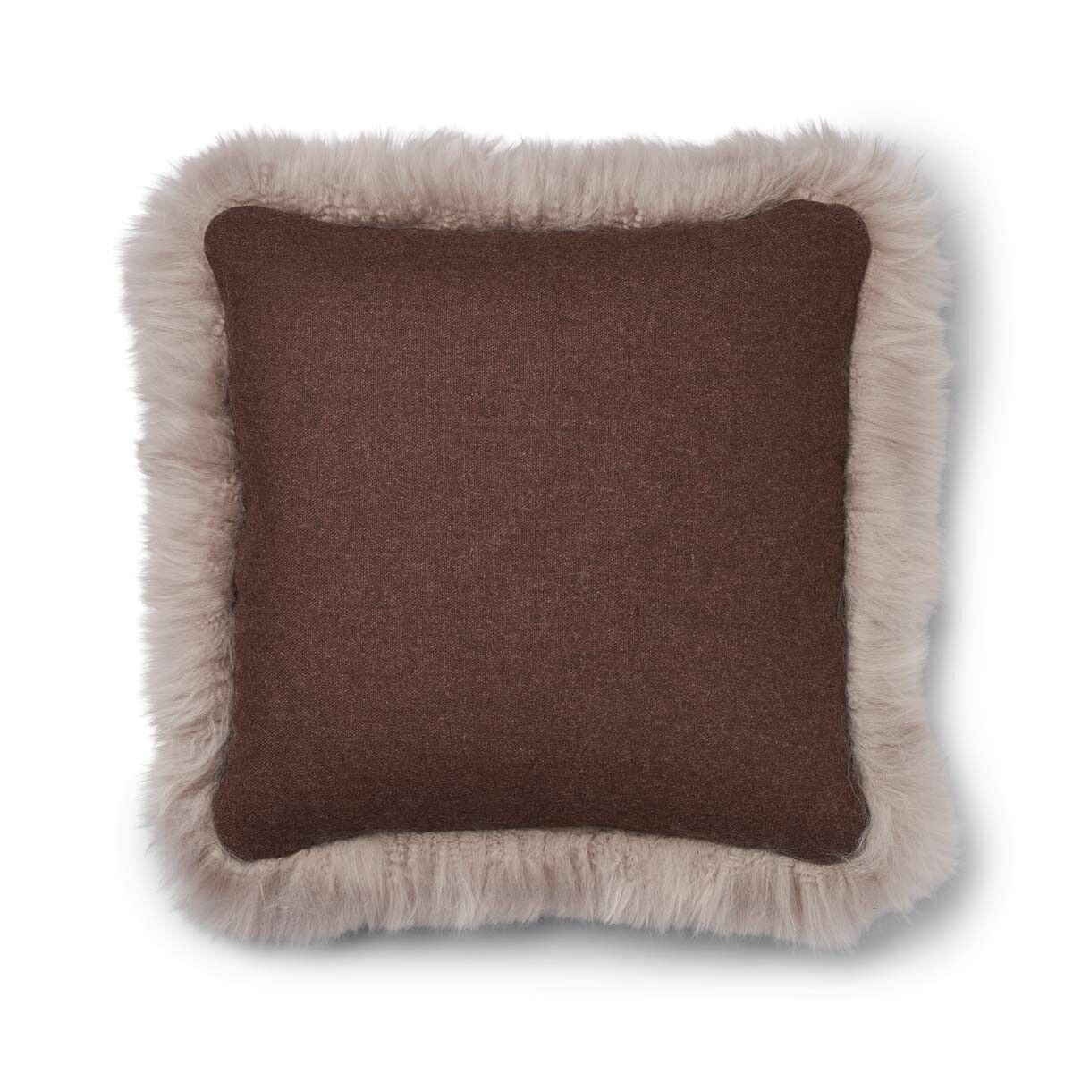 Klassisk samling | Dobbelt sidet pute | Langt hår | 52x52 cm