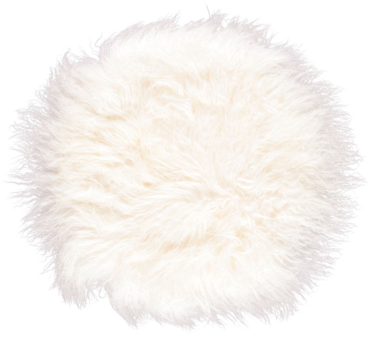 Lammeskinnspute | Krøllete | Tibet | Ø45 cm, Ø62 cm & Ø38 cm