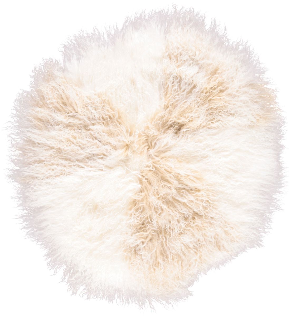 Lammeskinnspute | Krøllete | Tibet | Ø45 cm, Ø62 cm & Ø38 cm