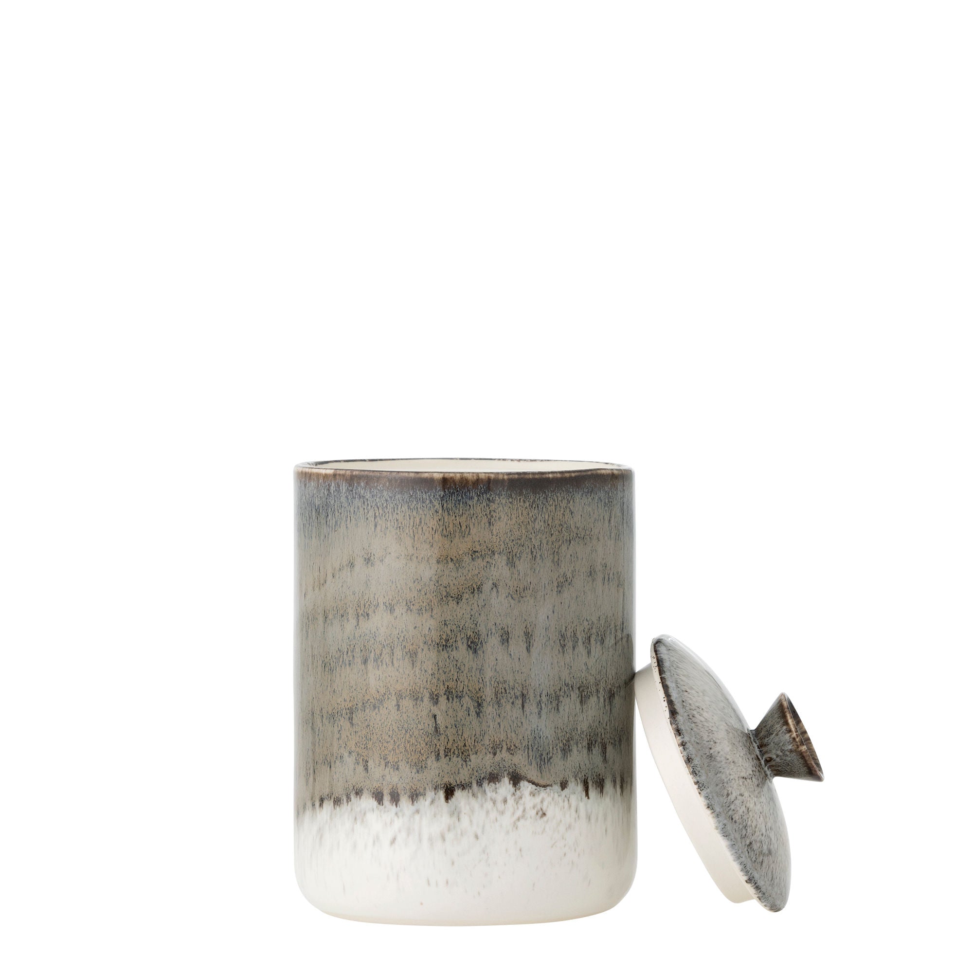 Bloomingville Paula Jar, Gray, Stoneware