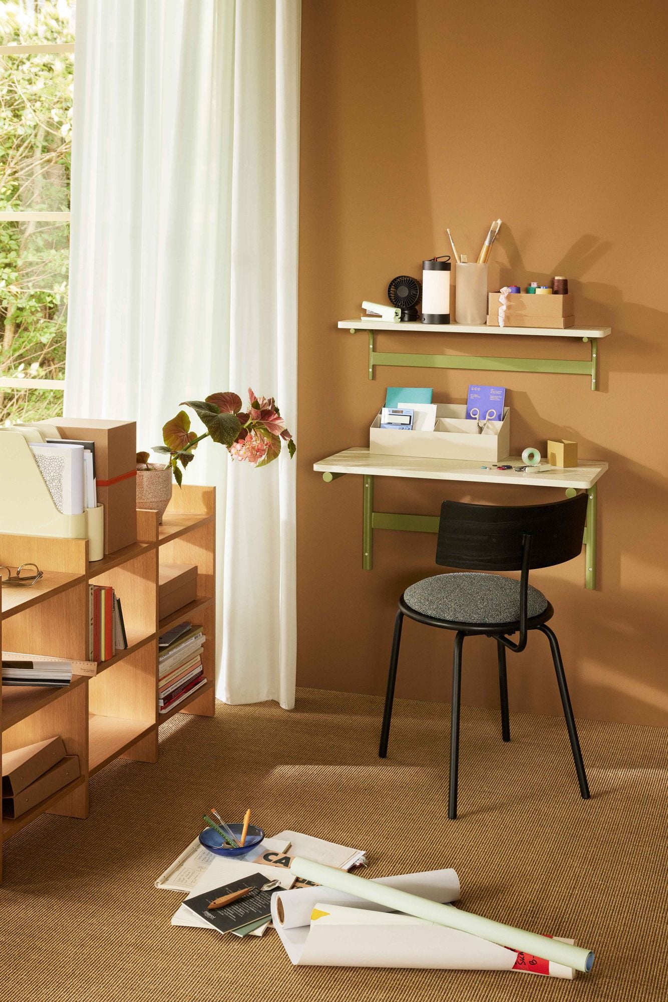 Hübsch dempet stolpute mørkegrå