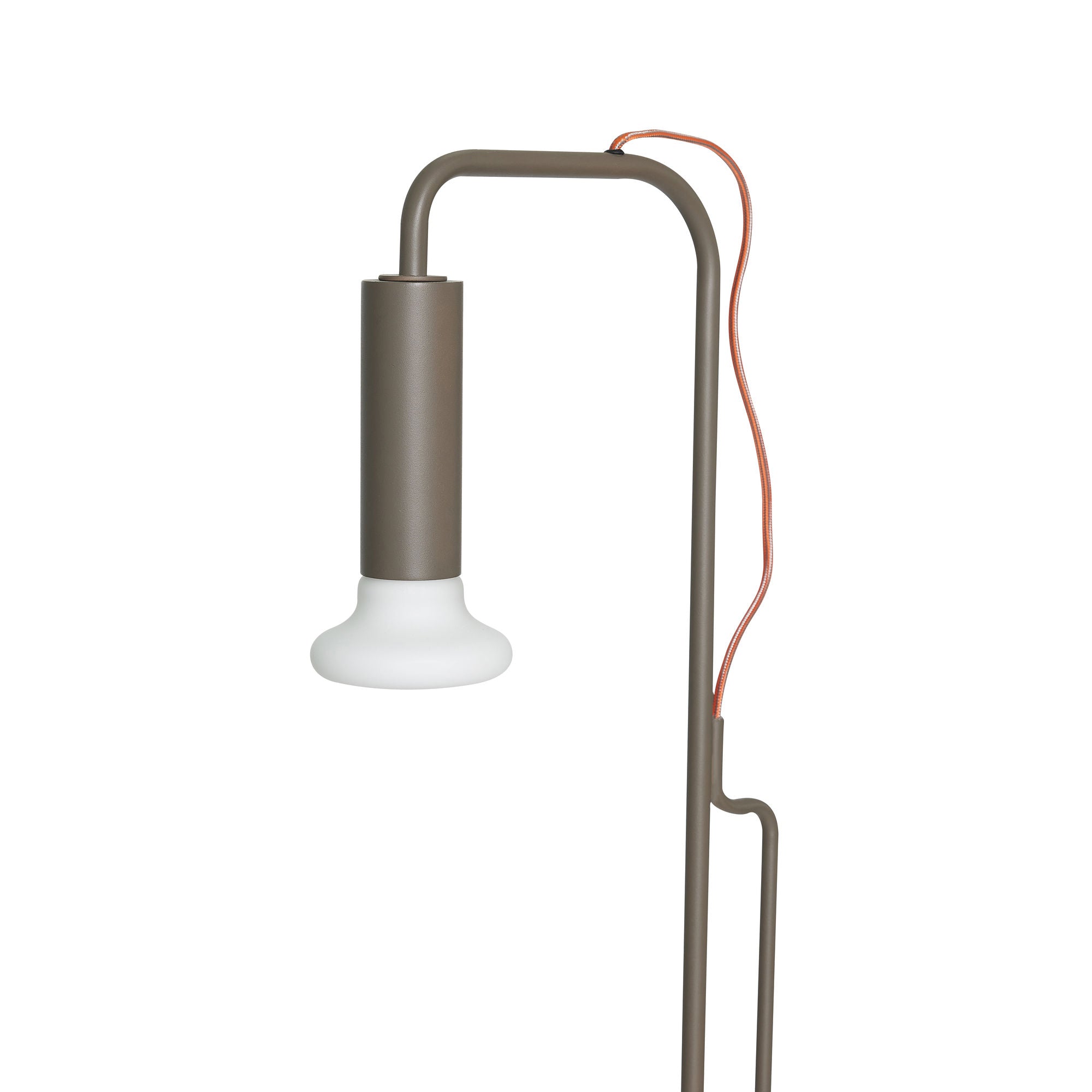 Hübsch ido gulvlampe brun