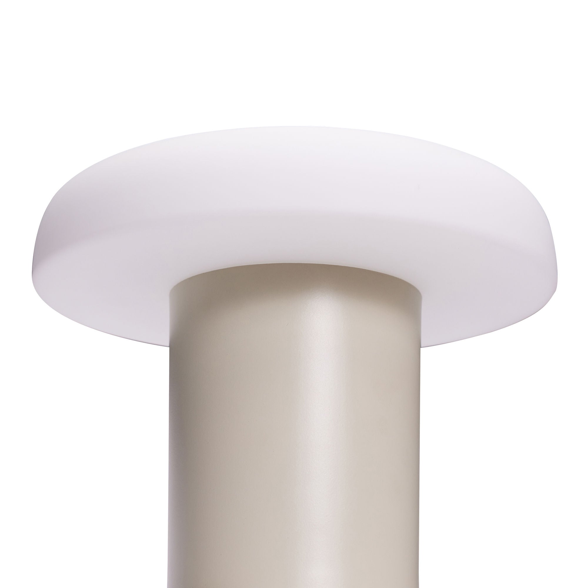 Hübsch ateliers bordlampe sand/hvit