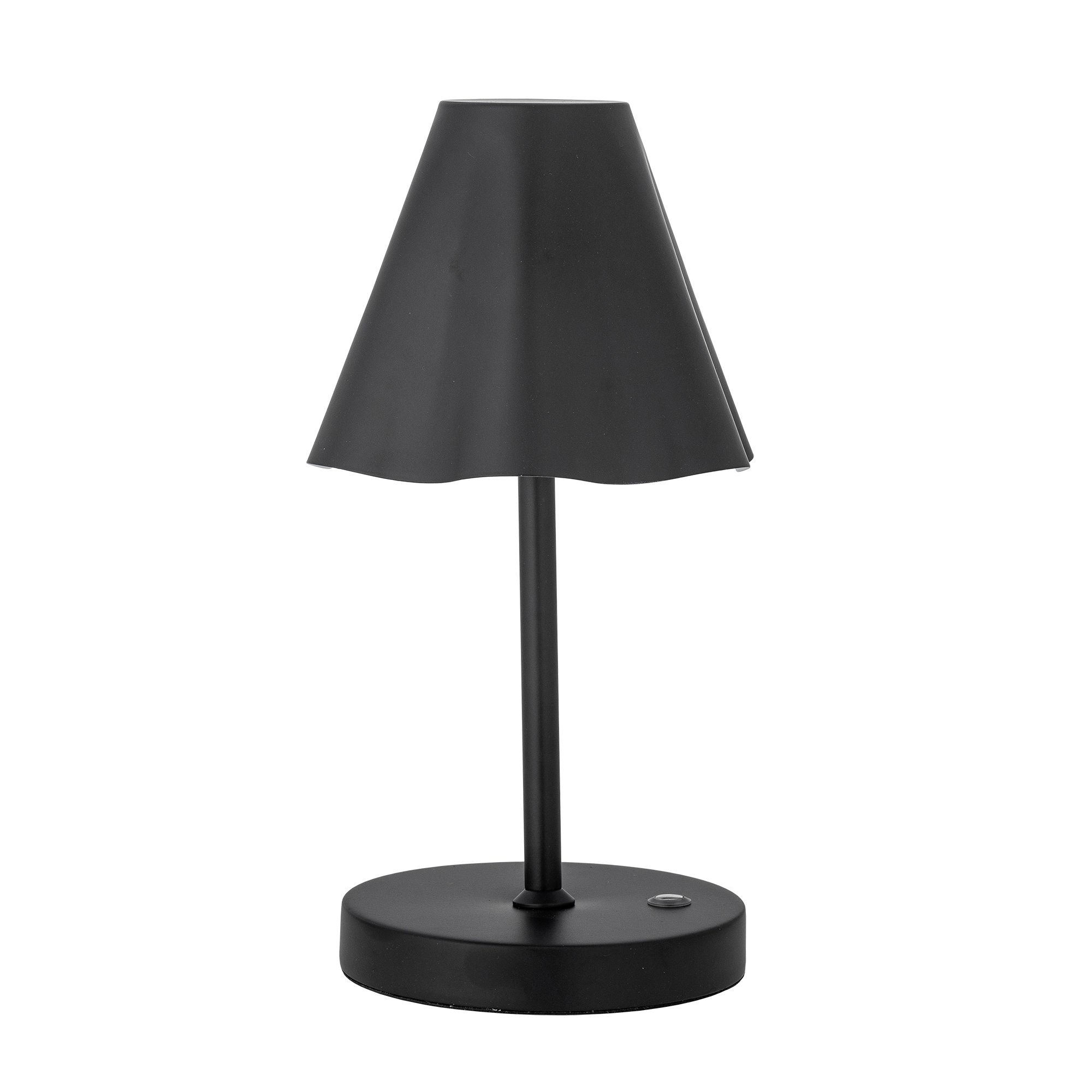 Bloomingville Lianna bærbar lampe, oppladbar, svart, metall