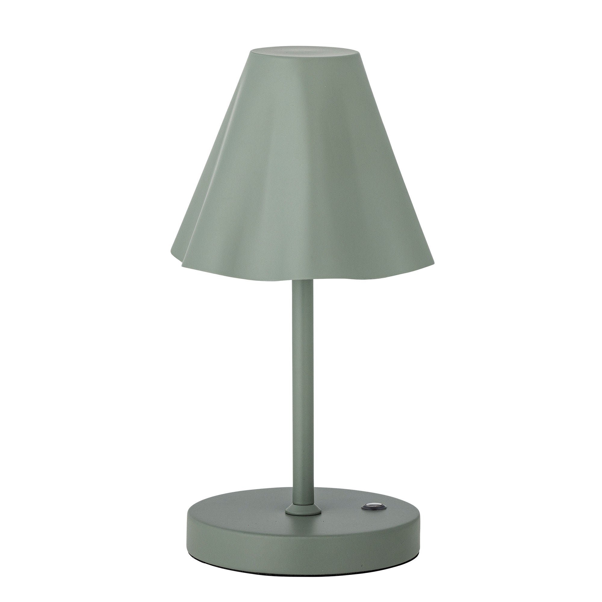 Bloomingville Lianna bærbar lampe, oppladbar, grønn, metall