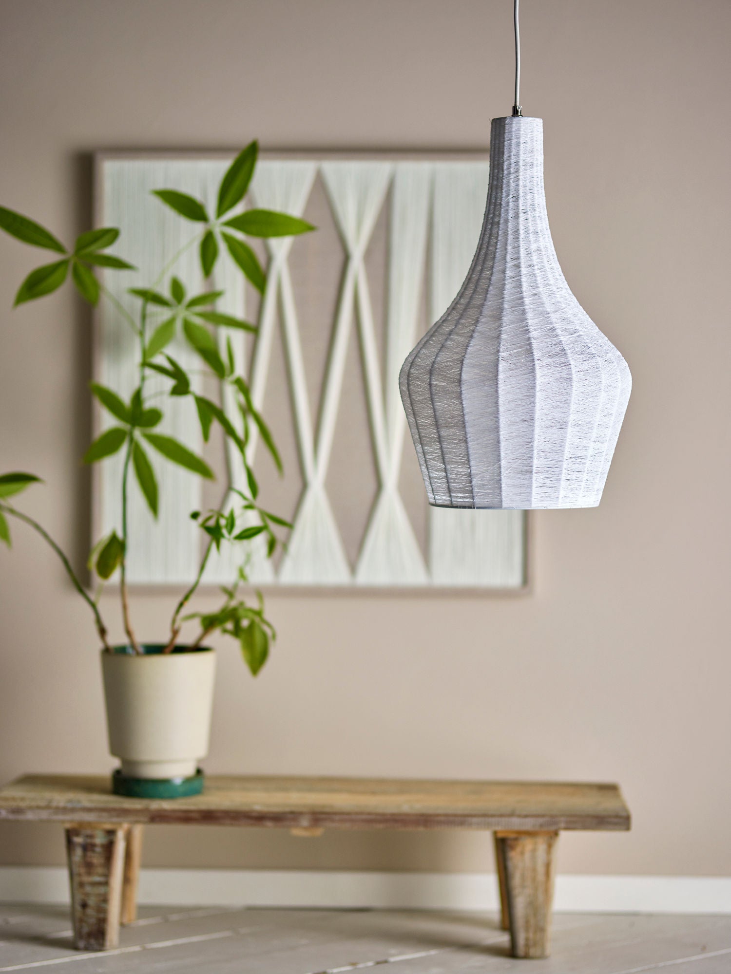 Bloomingville Thuja Pendant, Nature, Polyester