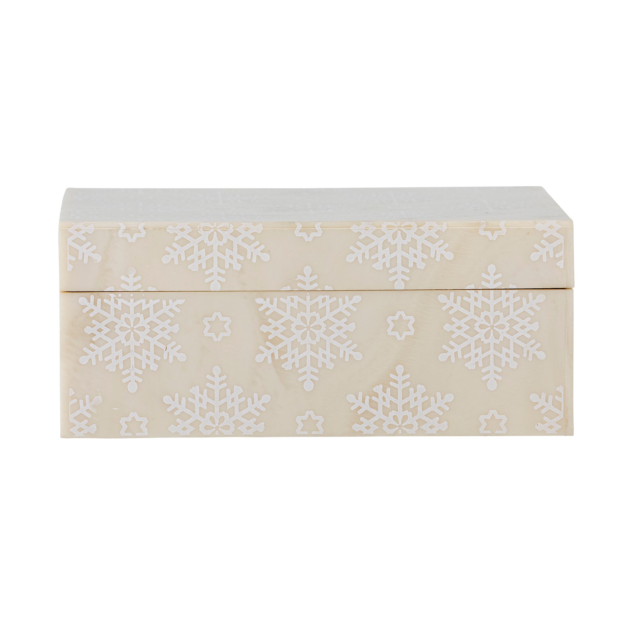 Bloomingville Cheri Box m/lokk, natur, harpiks