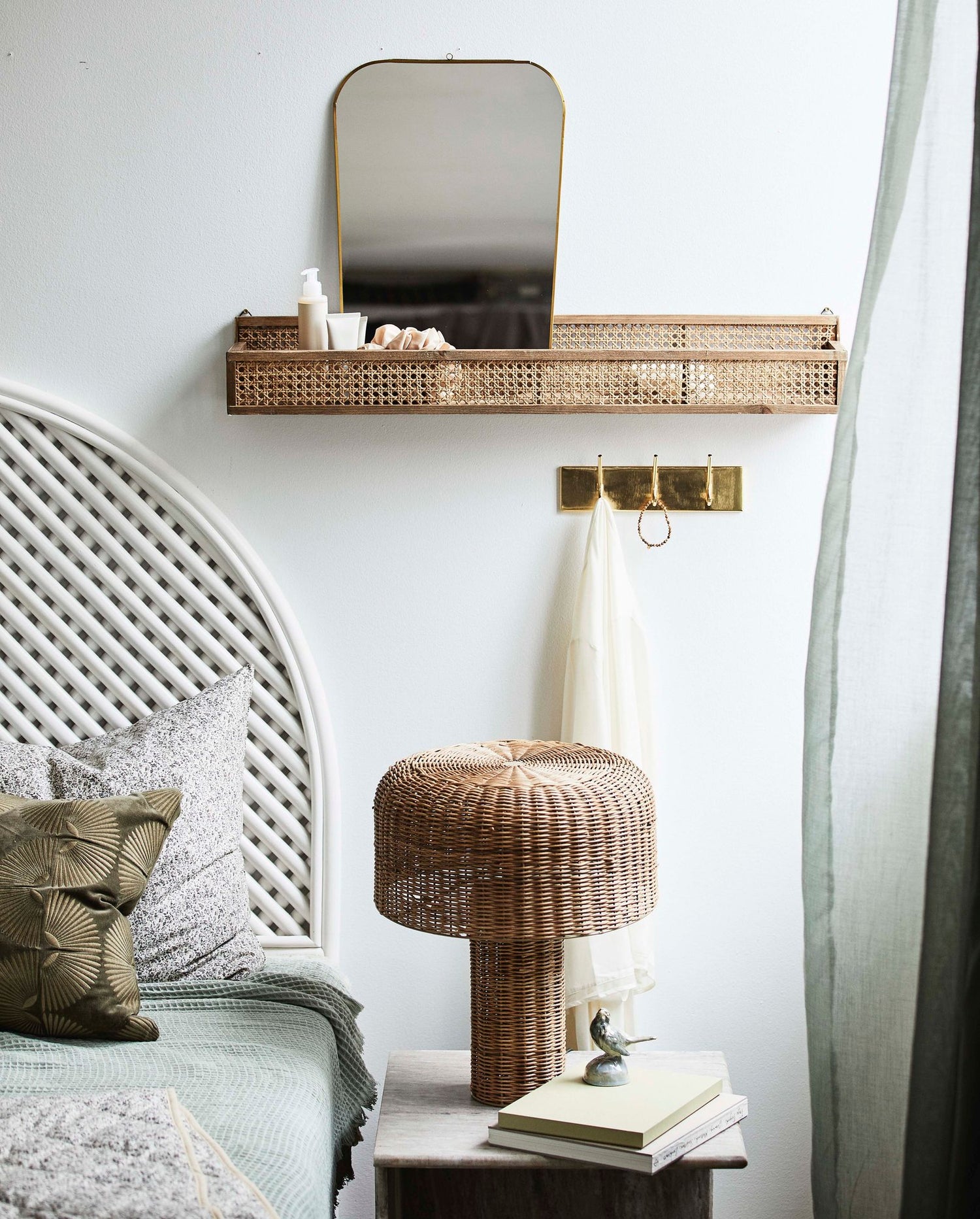 Haaoy kroker i jern med 3 kroker - 27 cm - gullfinish