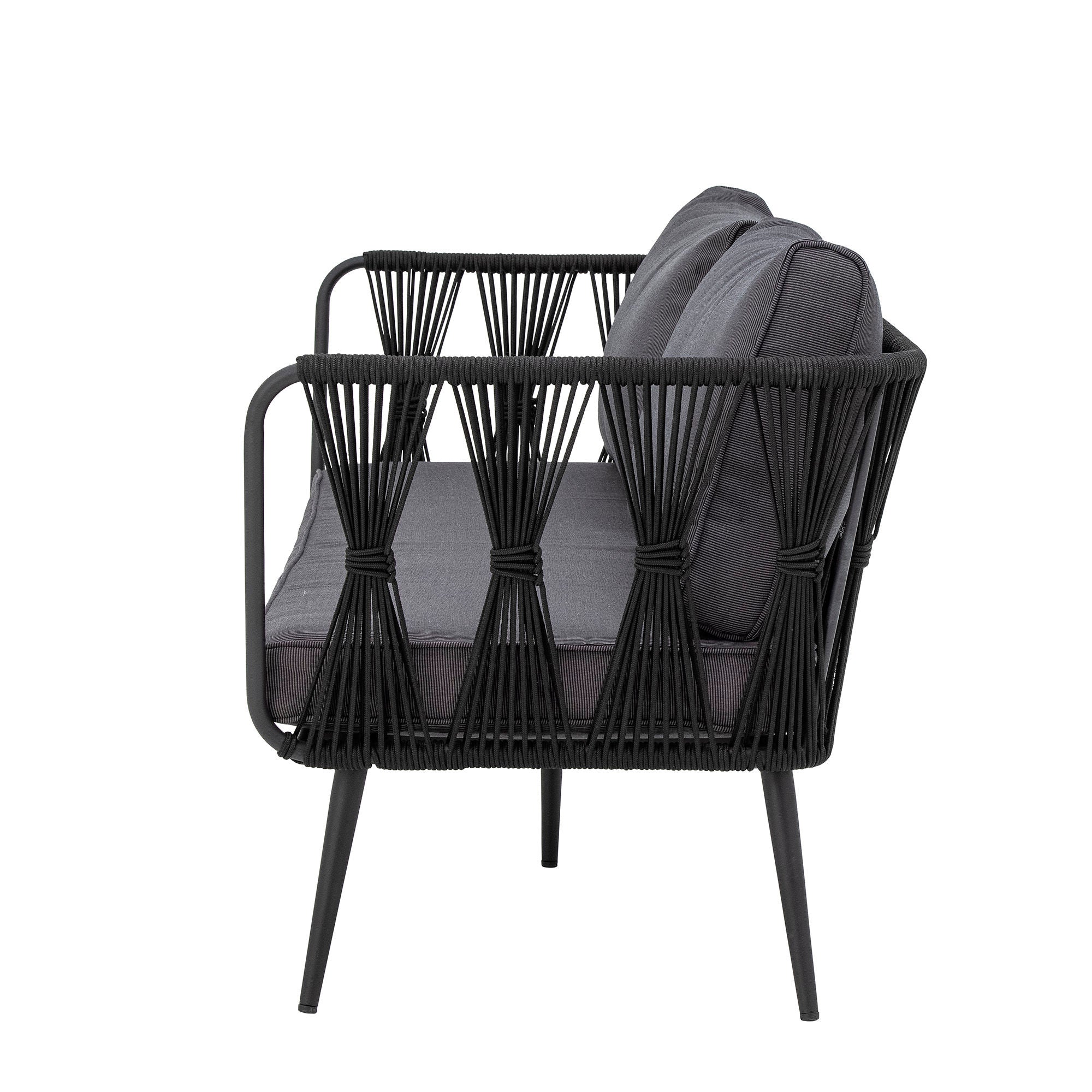 Bloomingville Pavone sofa, svart, metall